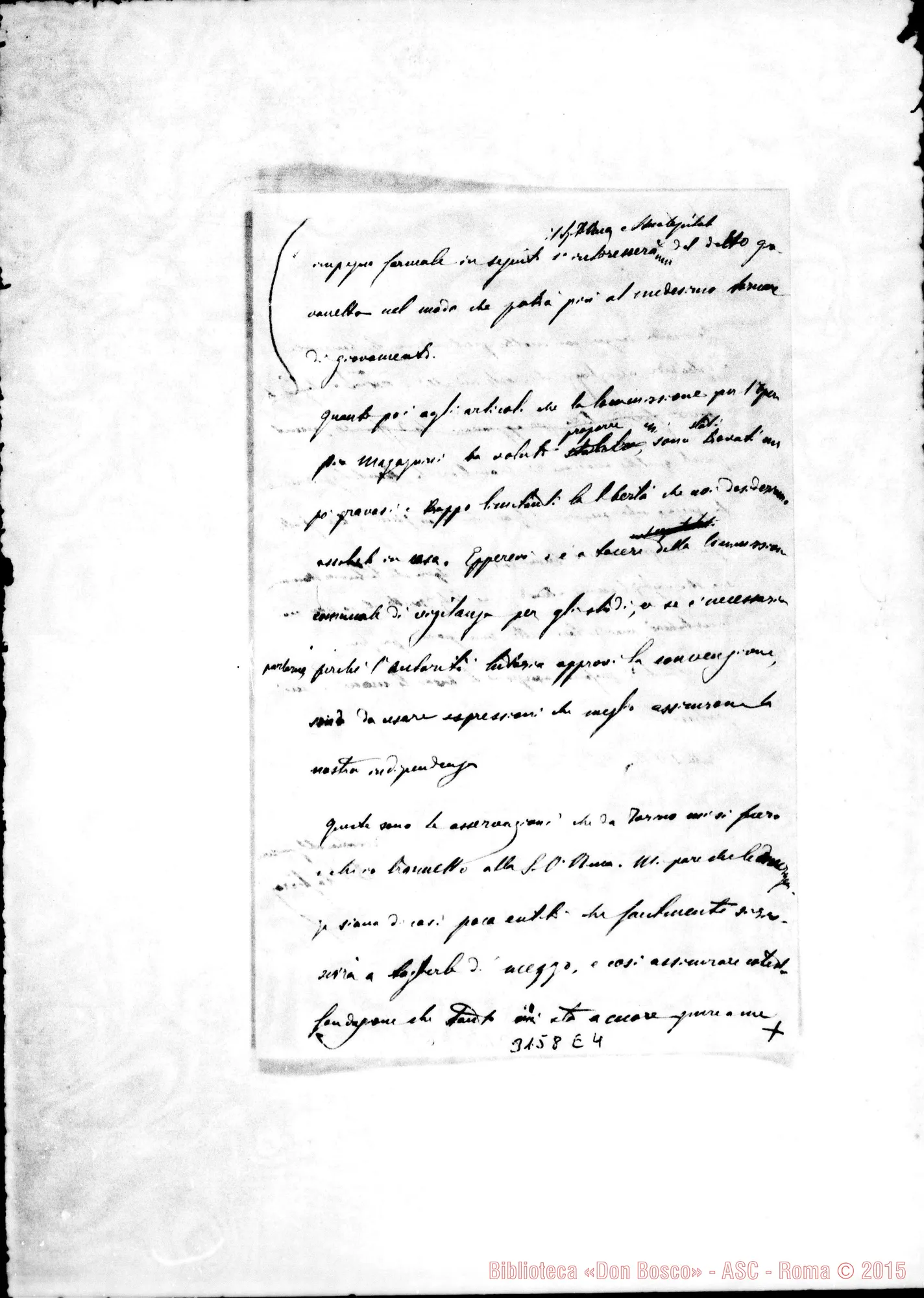 Fotogramma E 4 — D. Cagliero Cesare - D. Pietro Rastelli. Roma, 10-08-1897