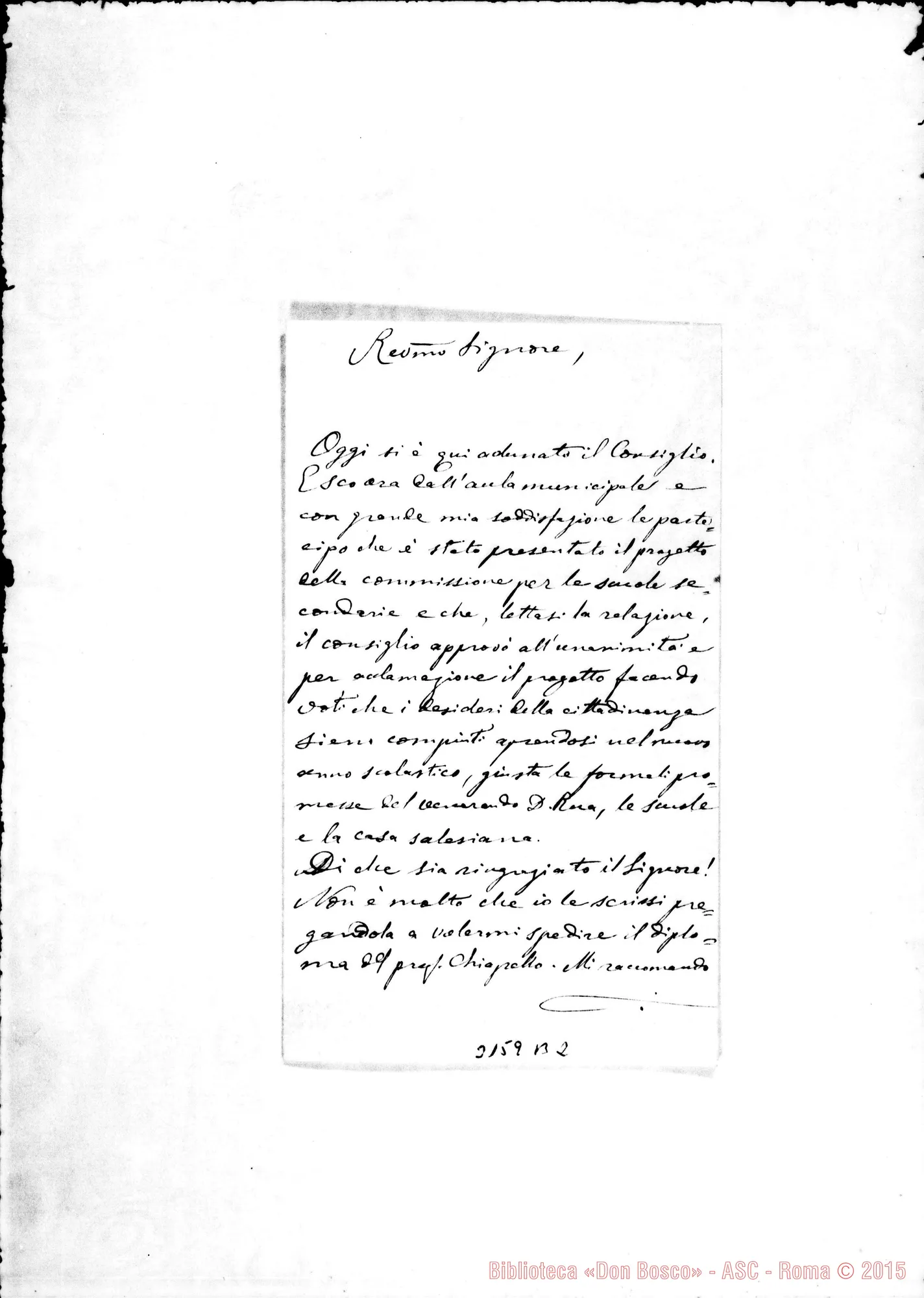 Fotogramma B 2 — Can. Pecci - D. Cagliero C.. Gen. 1898