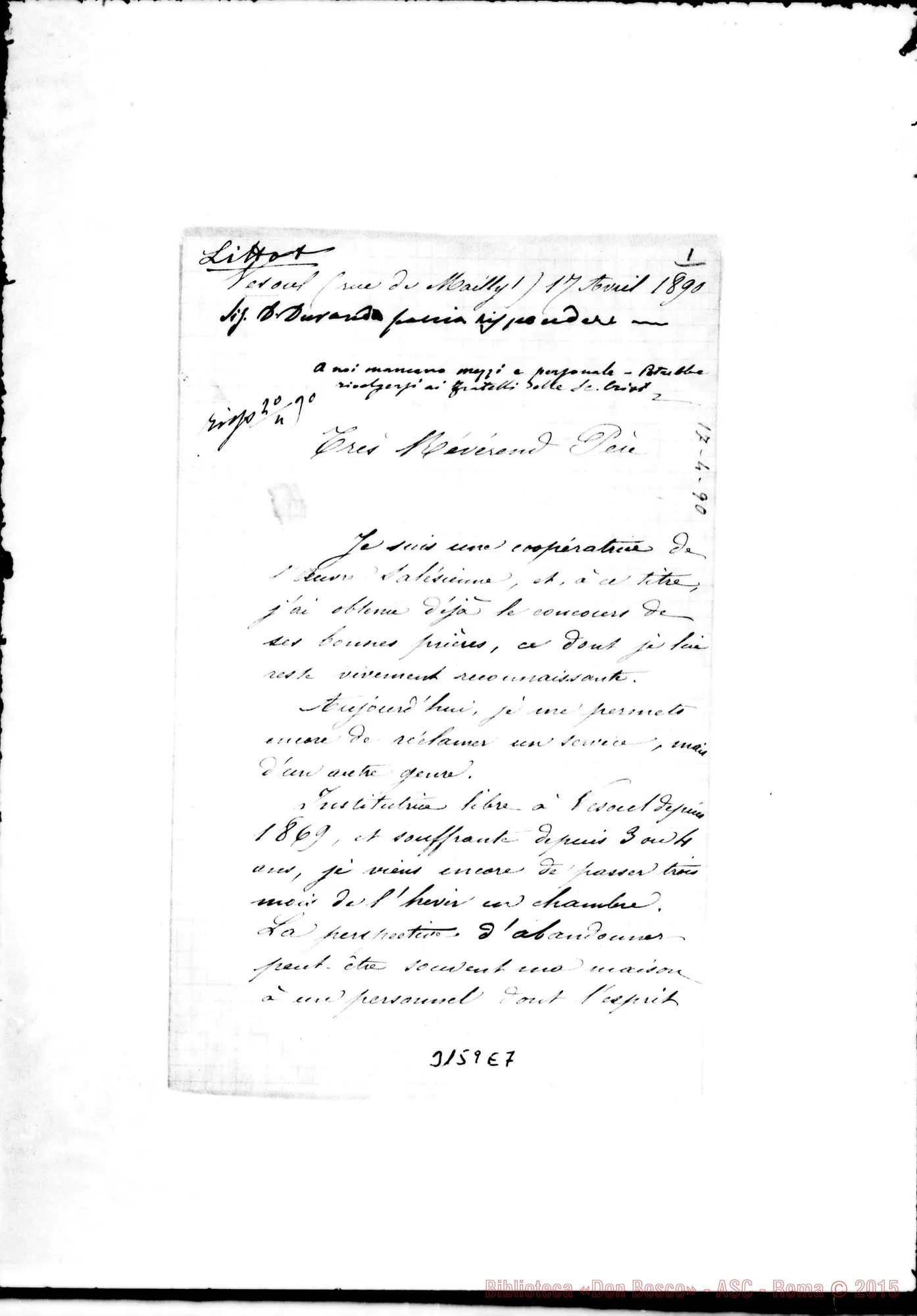 Fotogramma E 7 — Vesoul: Littot - Révérend Père. Vesoul, 17-04-1890
