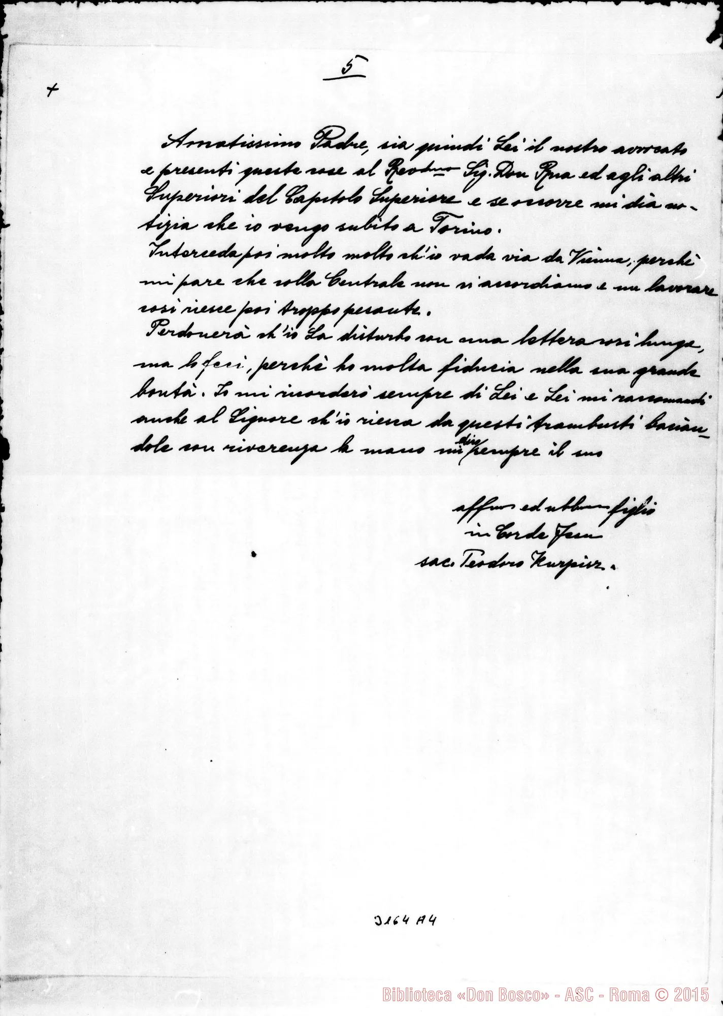 Fotogramma A 4 — D. Teodoro Kurpisz - D. Rua. Vienna, 23-02-1905