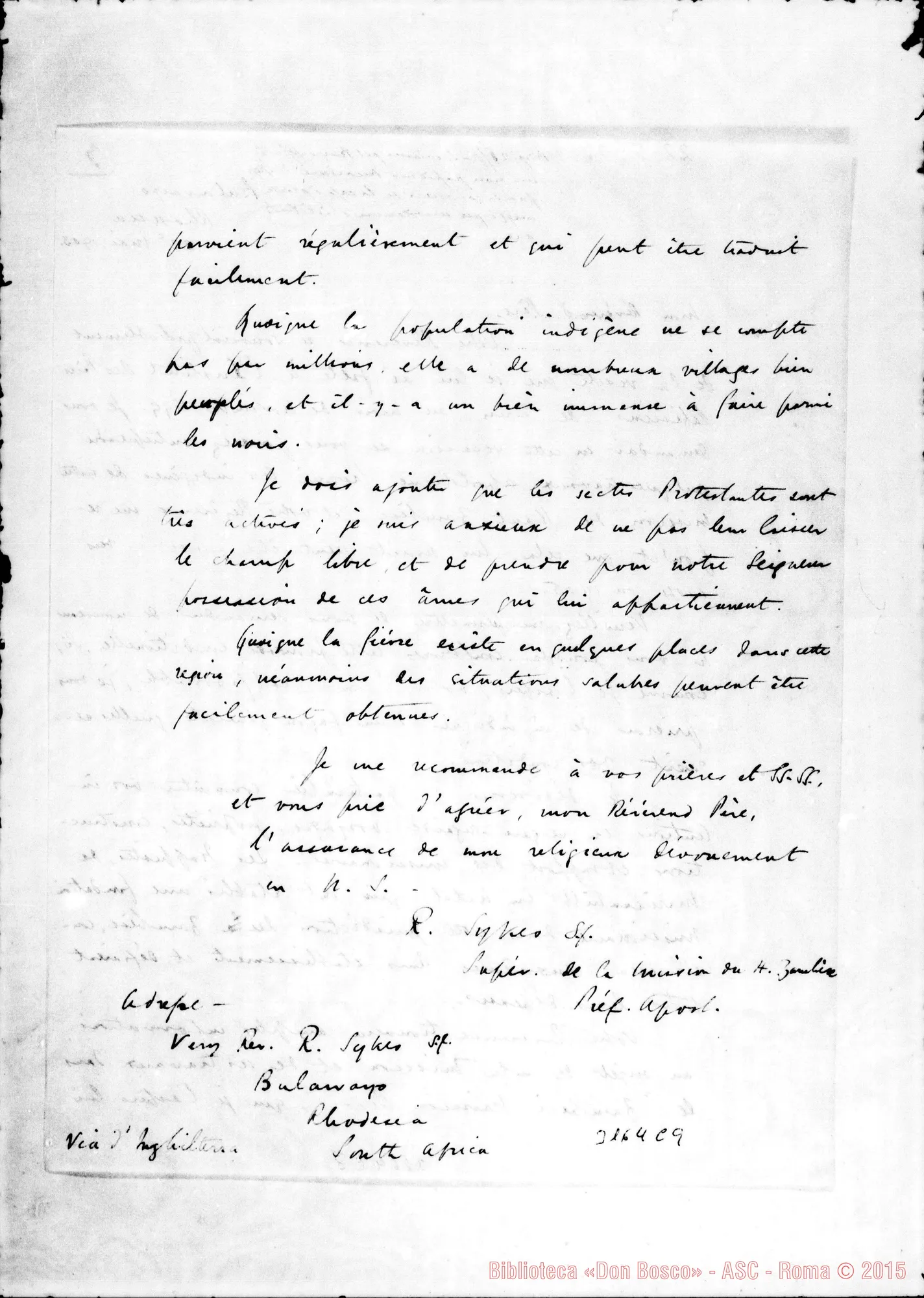 Fotogramma C 9 — Richard Sykes, sac. - Révérend Pére, il 22-05-1903