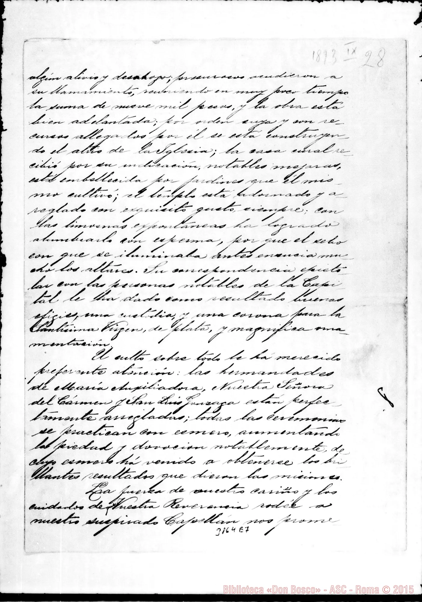 Fotogramma E 7 — Commissione di Agua de Dios - D. Rua, il 28-09-1893. Autogr. Rua