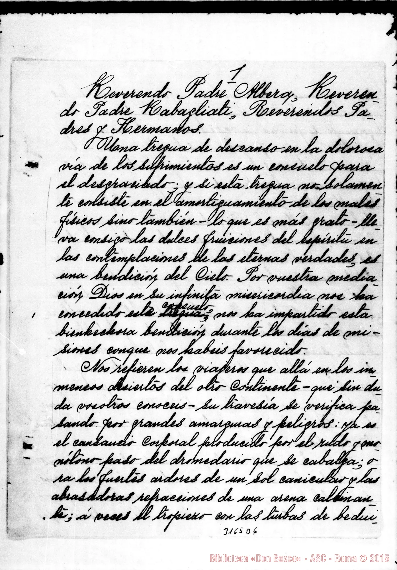 Fotogramma D 6 — Saluti E discorsi in onore di D. Albera P., visitatore nel 1902