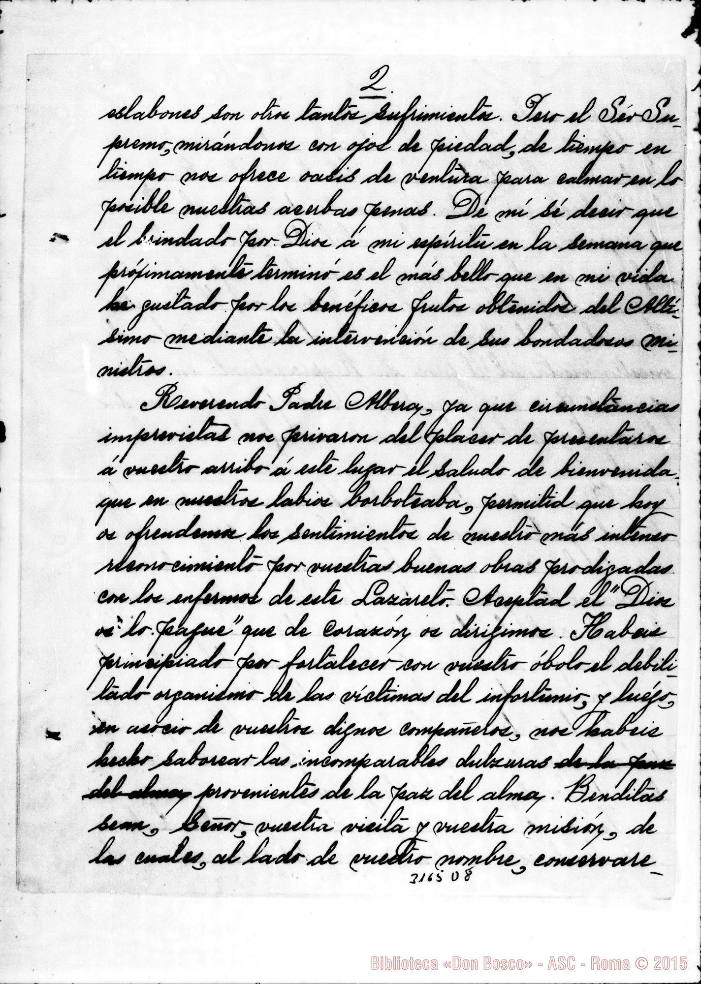 Fotogramma D 8 — Saluti E discorsi in onore di D. Albera P., visitatore nel 1902