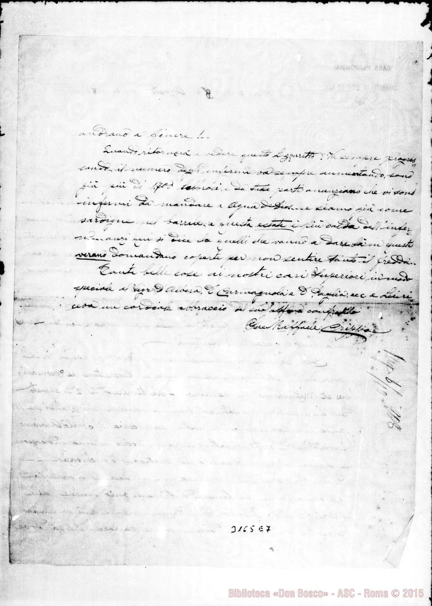 Fotogramma E 7 — D. Raffaele Crippa - D. Gusmano. Agua de Dios, 8-08-1908