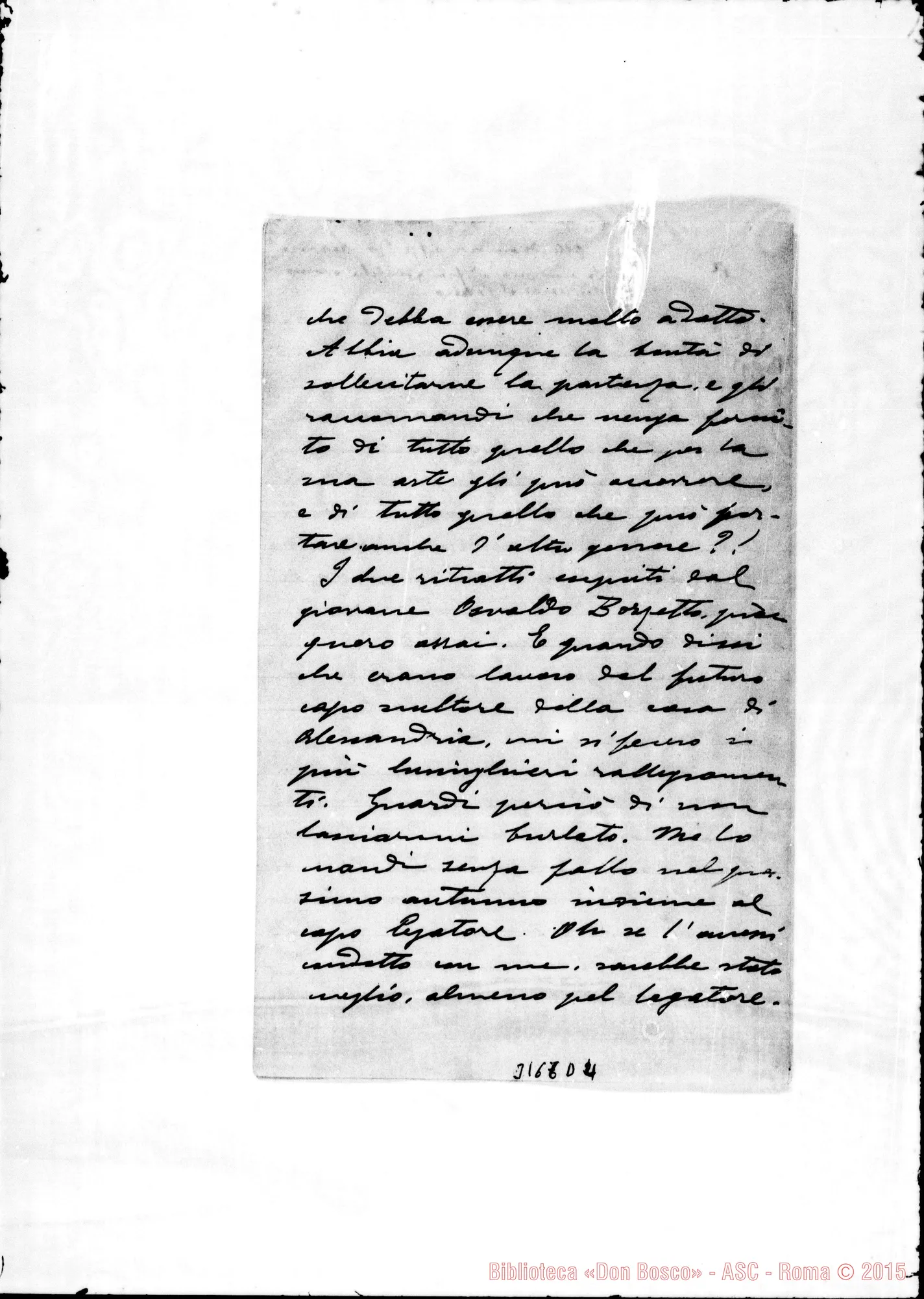 Fotogramma D 4 — D. Angelo Festa - D. Lazzero. Alessandria d’Egitto, 24-03-1897