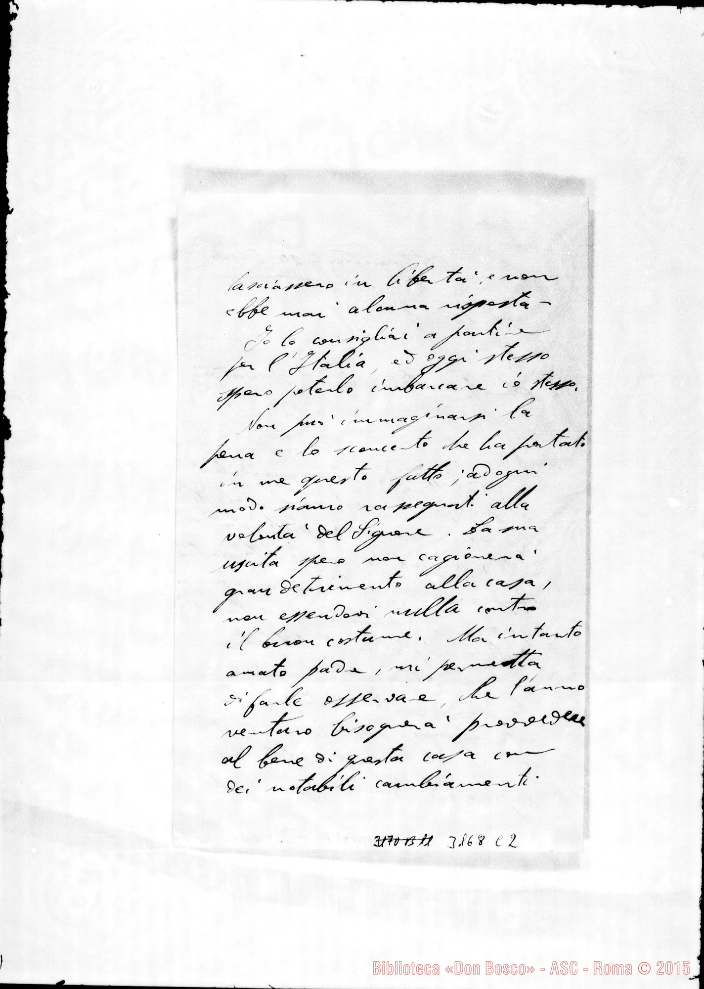 Fotogramma C 2 — D. Cardano Pietro - Amatissimo Padre. Alessandria d’Egitto, 7-10-1901
