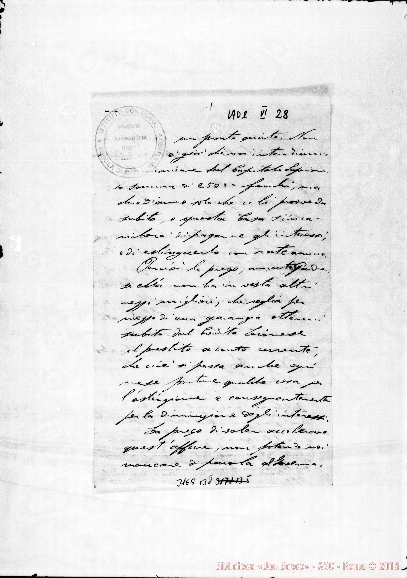 Fotogramma B 8 — D. Cardano Pietro - D. Rua. Alessandria d’Egitto, 28-06-1902