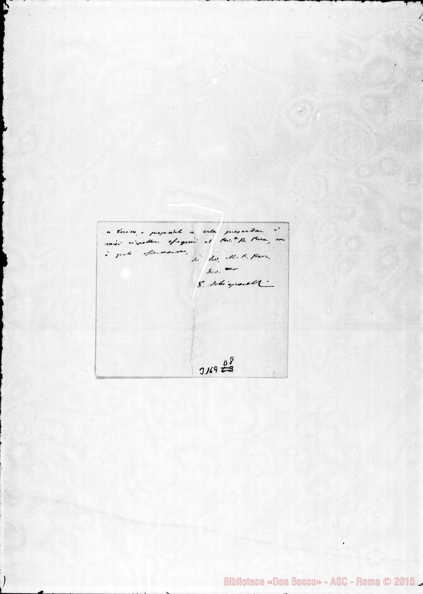 Fotogramma D 8 — Schiaparelli E. - D. Durando. Firenze, 21-06-1890