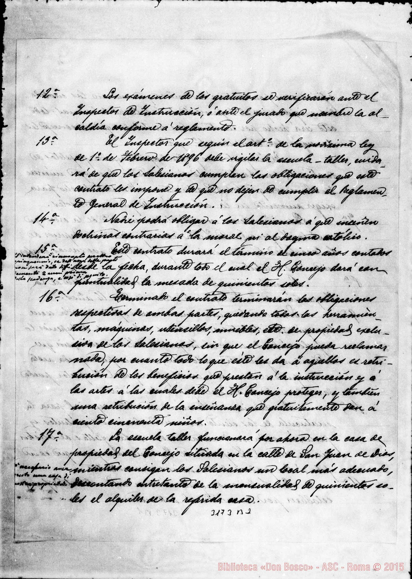 Fotogramma B 2 — F. Javier Delgado, segretario del Comune: Certificato