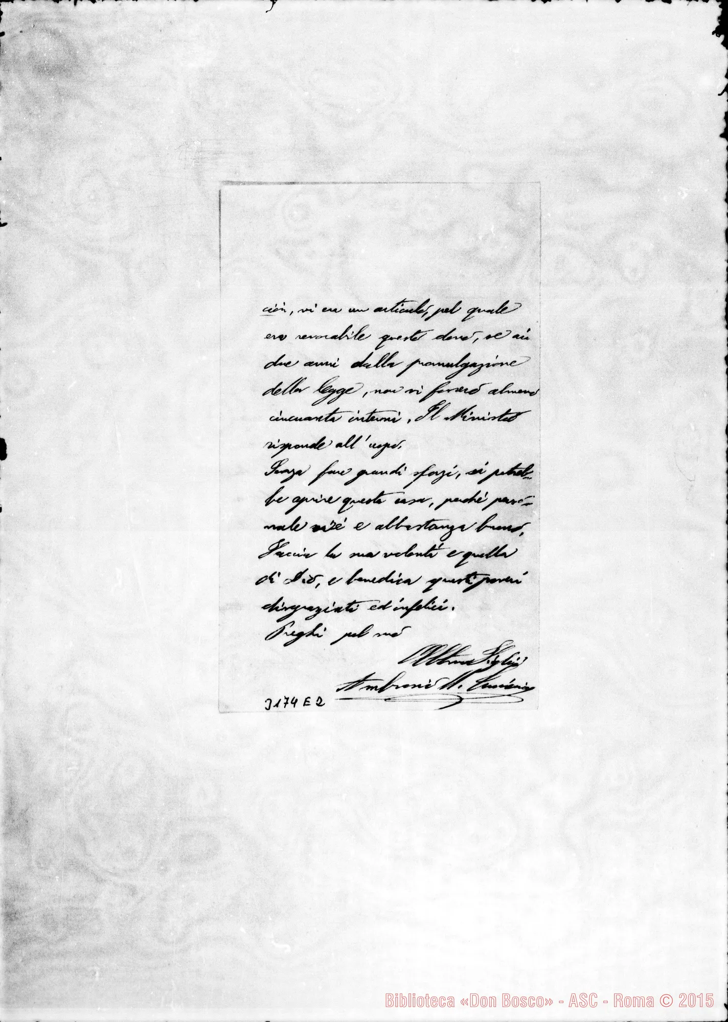 Fotogramma E 2 — D. Turriccia Ambrosio - D. Rua. Villa Colón, 21-11-1895