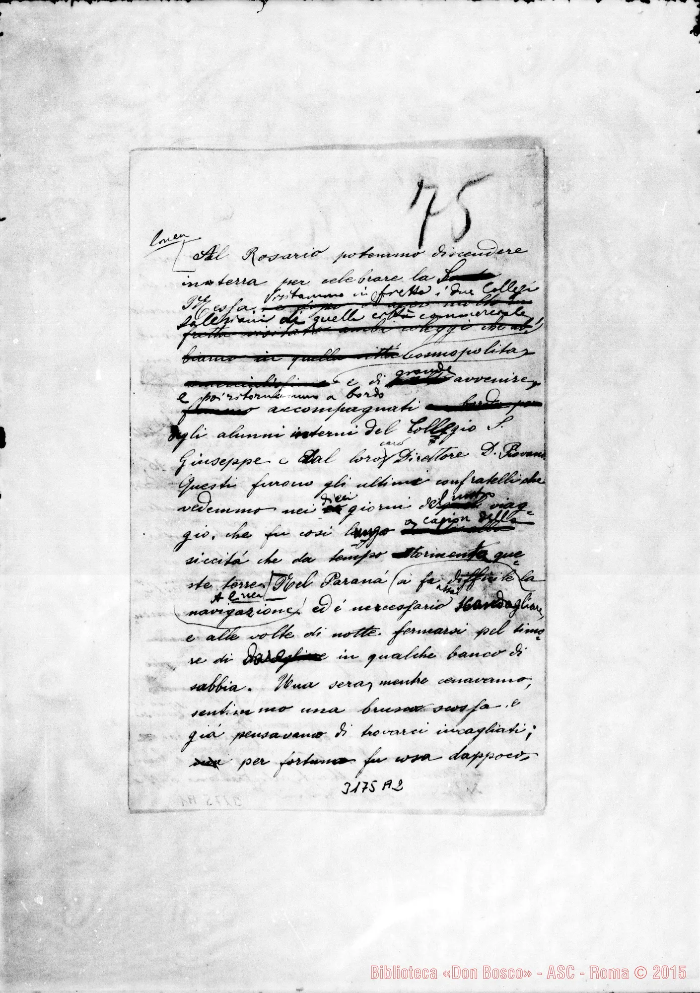 Fotogramma A 2 — D. Turriccia Ambrosio - D. Rua. Asunción, 26-07-1896