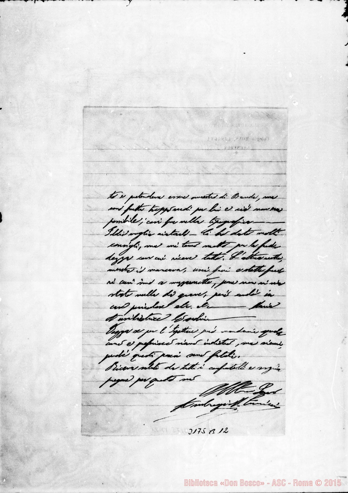 Fotogramma B 12 — Don Turriccia Ambrogio-Don Lazzero. Asunción, 4-07-1898