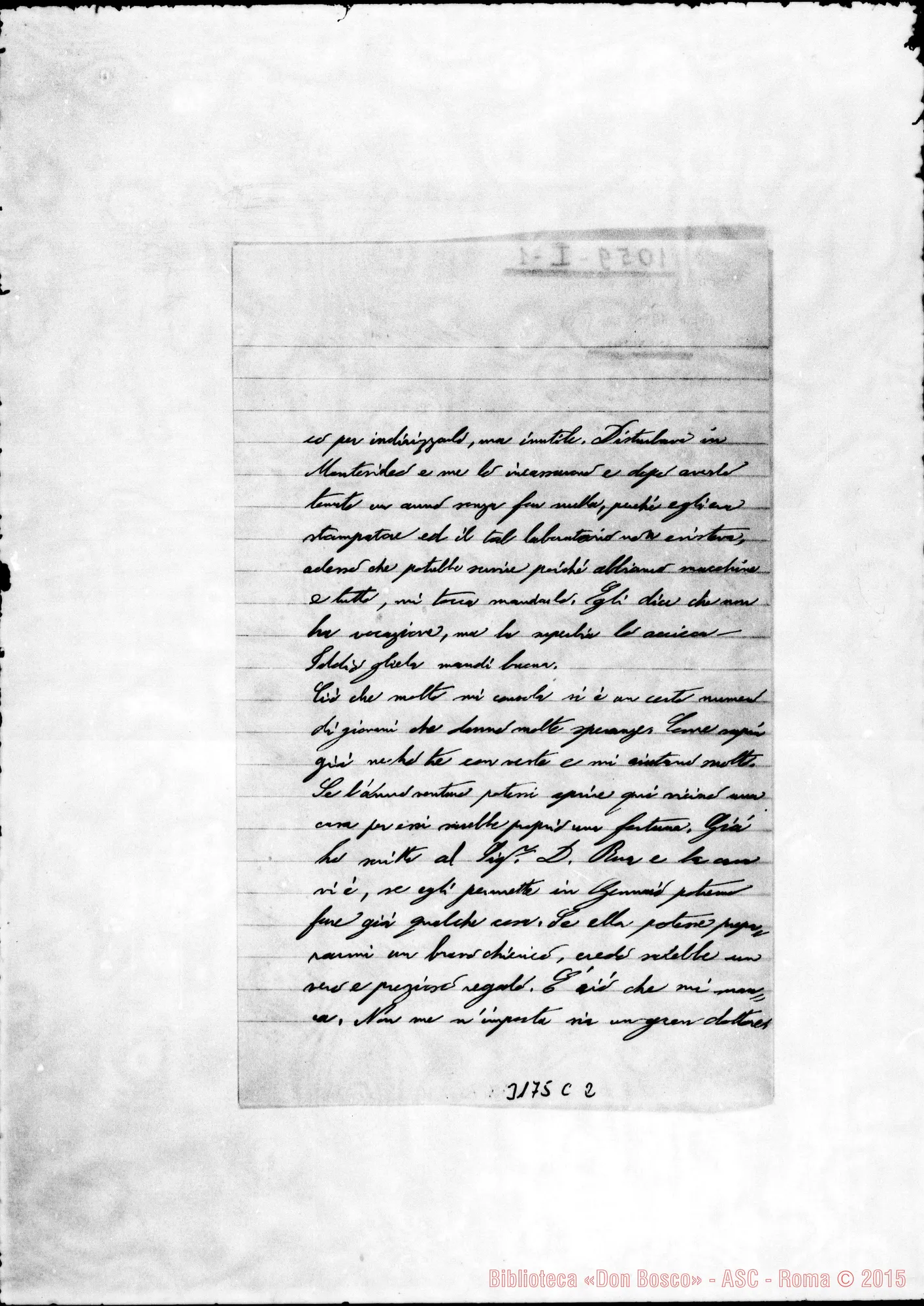 Fotogramma C 2 — Don Turriccia Ambrogio-Don Barberis. Asunción, 4-07-1898
