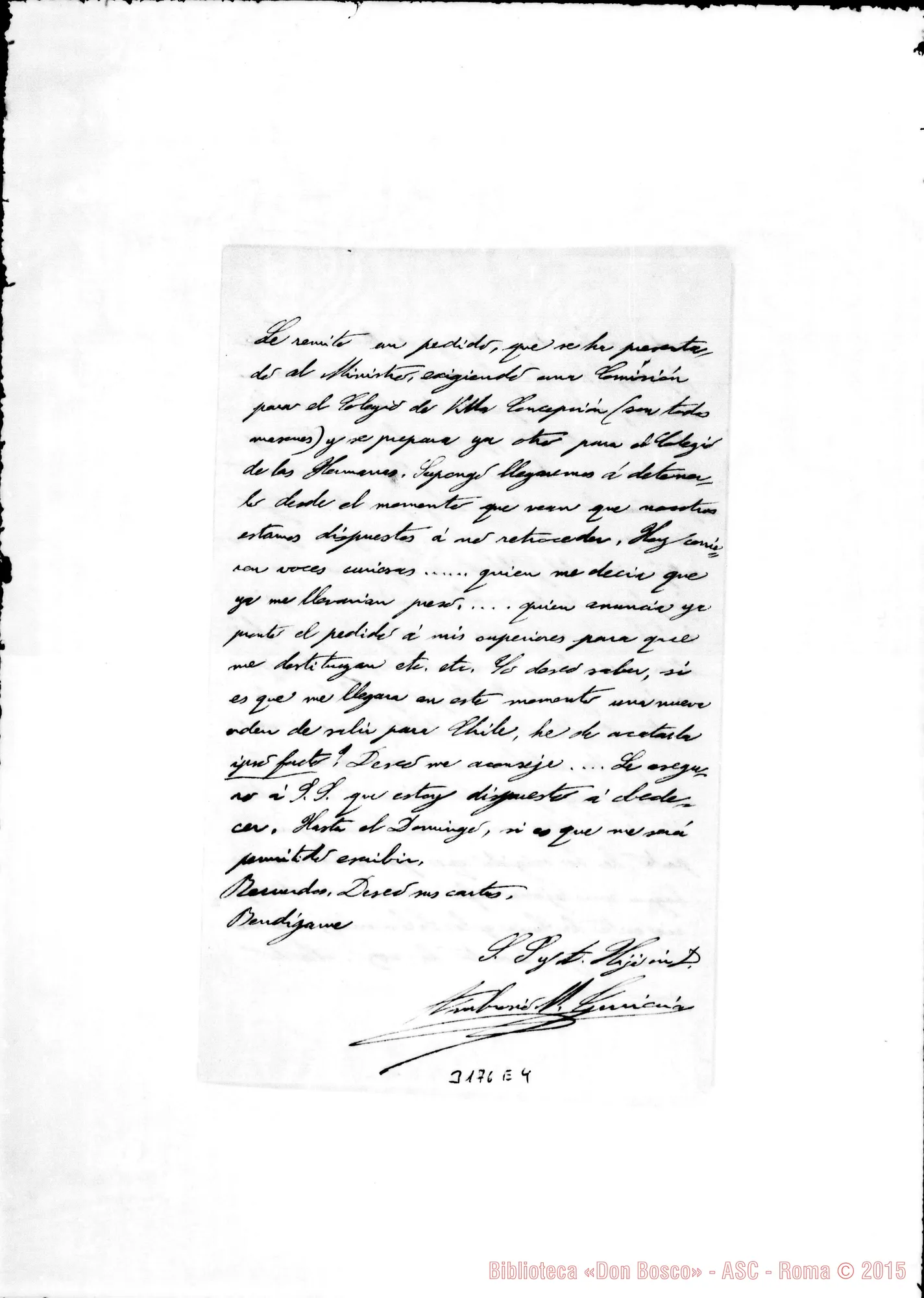 Fotogramma E 4 — Don Ambrogio Turriccia-Monsignor. Asunción, 2-09-1902