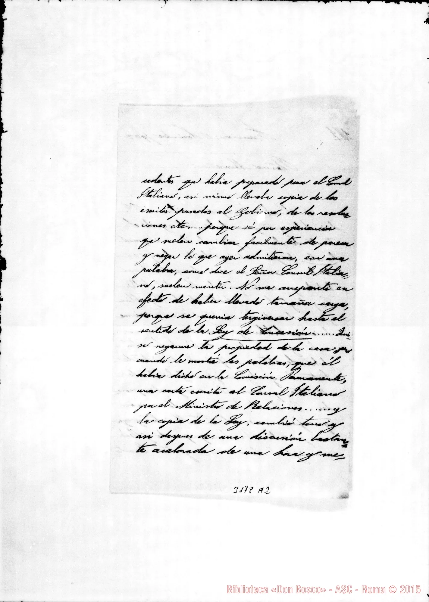 Fotogramma A 2 — Don Ambrogio Turriccia-Monsignor. Asunción, 11-11-1902