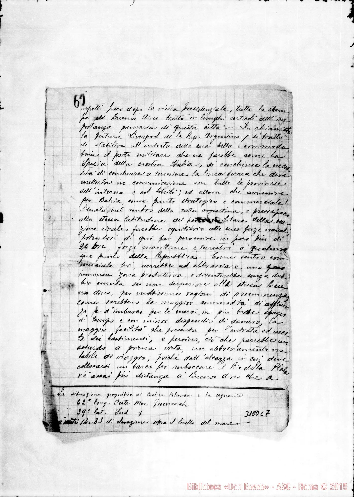 Fotogramma C 7 — Don Carlo Dallera-Don Rua. Bahia Bianca, 20-04-1894
