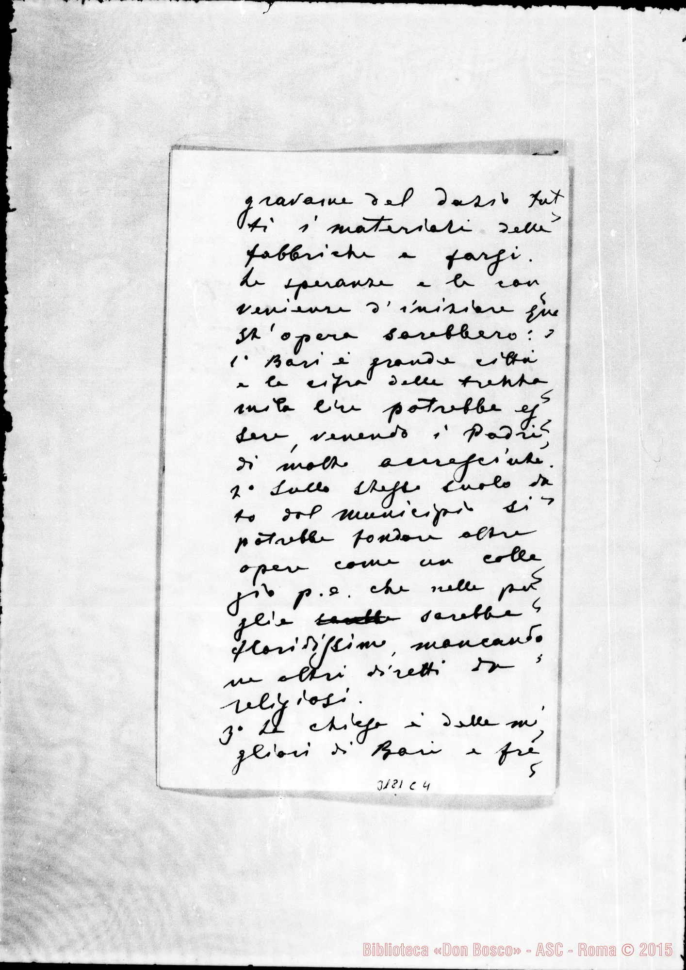Fotogramma C 4 — Orazio Mazzella, Mons.-Don Cesare Carbone. Bari, 26-09-1897