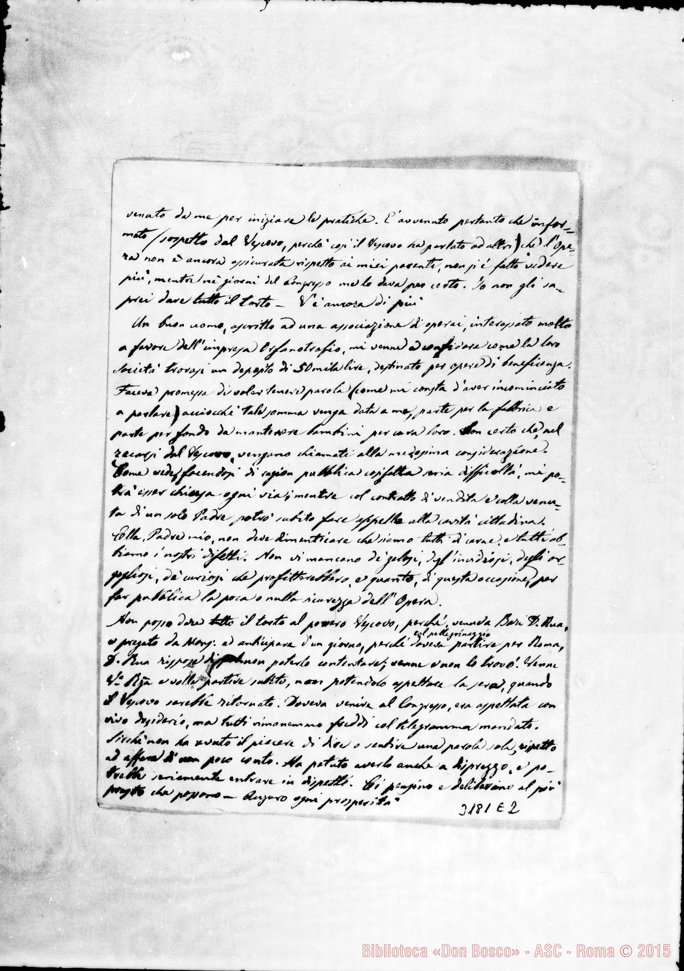 Fotogramma E 2 — Can. Beniamino Bux-Rev.mo Padre. Bari, 6-05-1902