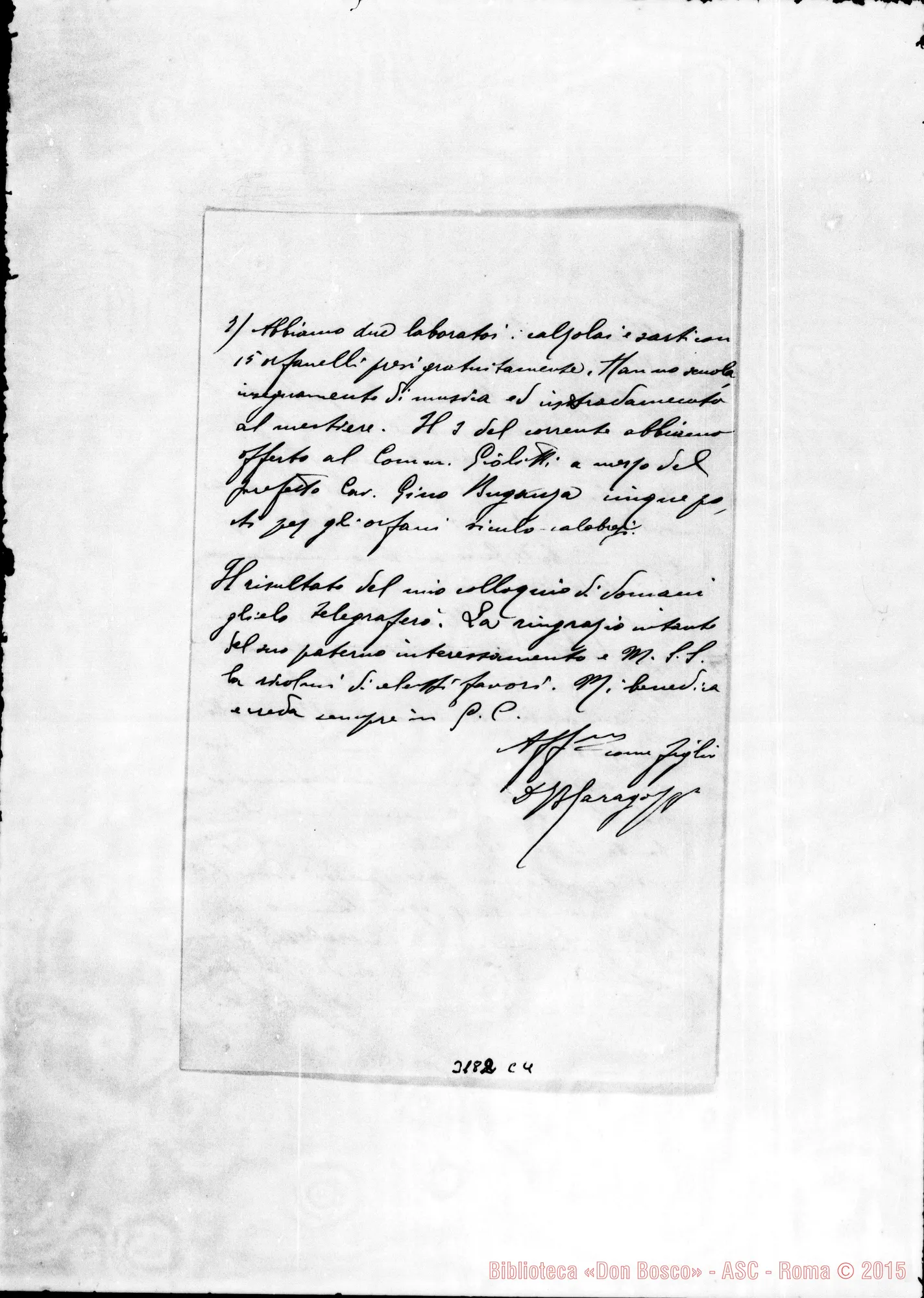 Fotogramma C 4 — Don Garagozzo-Don Cerruti. Bari, 20-01-1909