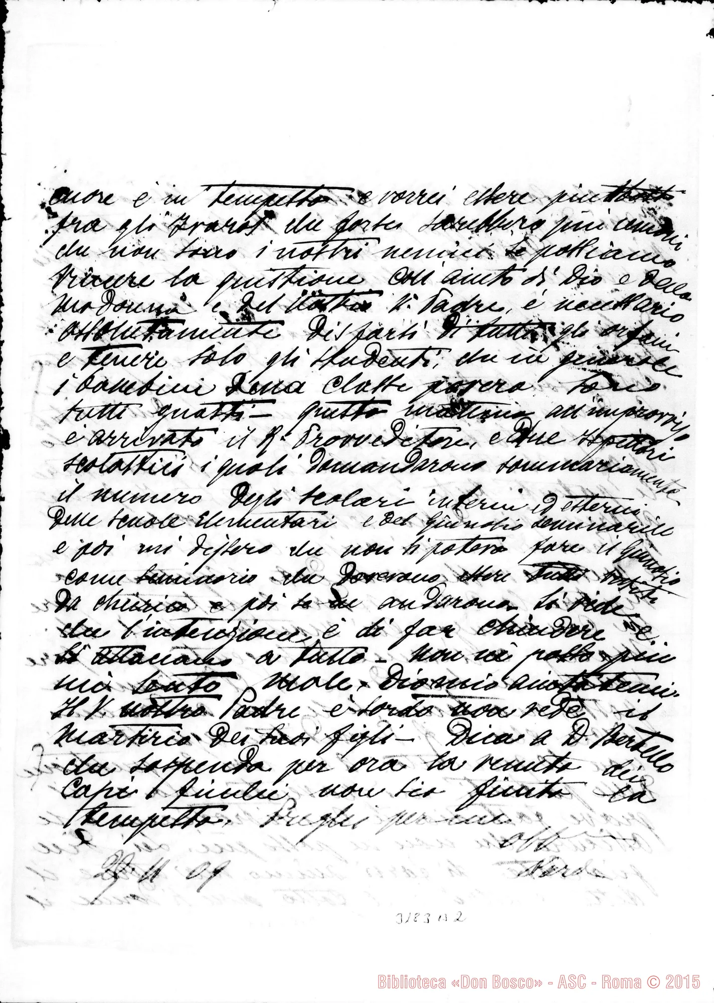 Fotogramma B 2 — Don Nardi Venerio-Don Cerruti. Bari, 25-11-1909