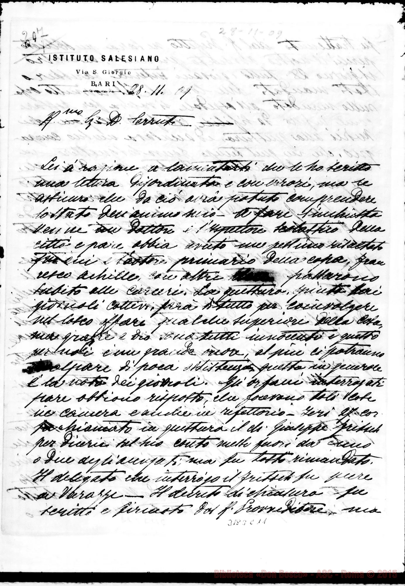 Fotogramma C 11 — Don Nardi-Don Cerruti. Bari, 28-11-1909