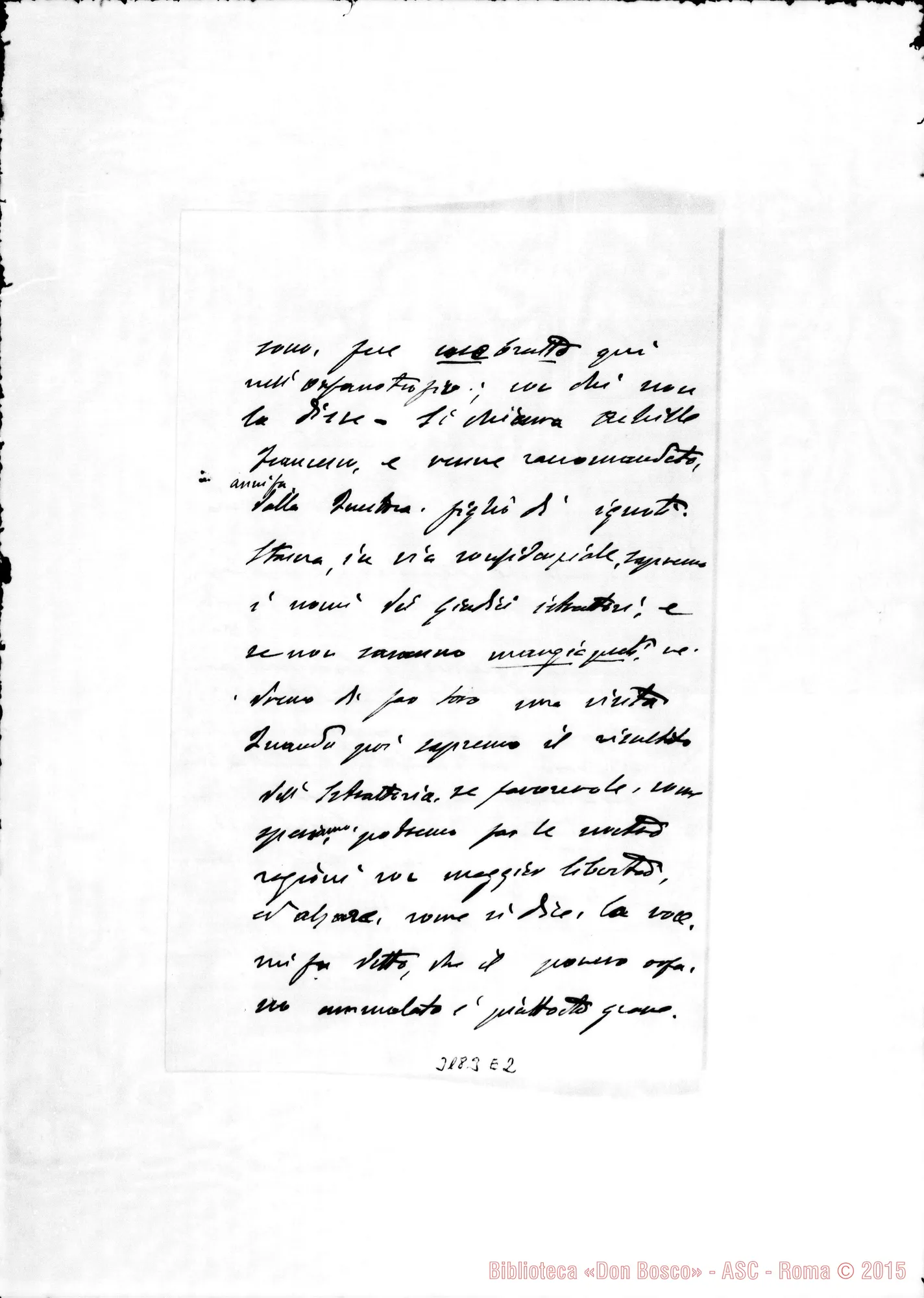 Fotogramma E 2 — Don Scappini-Don Cerruti. Bari, 30-11-1909