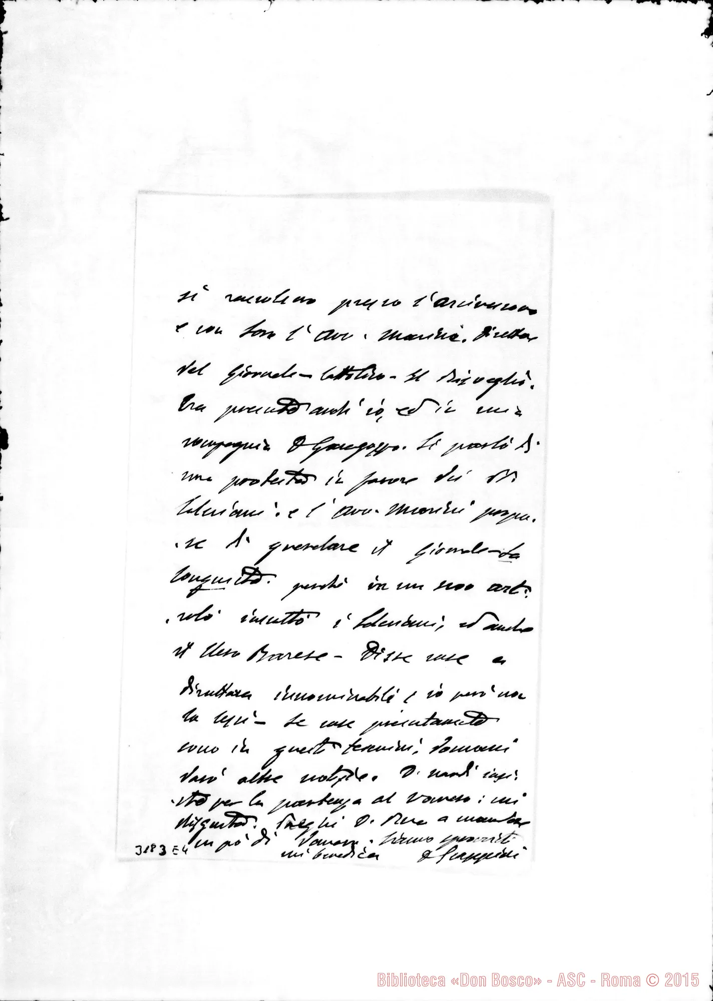 Fotogramma E 4 — Don Scappini-Don Cerruti. Bari, 30-11-1909