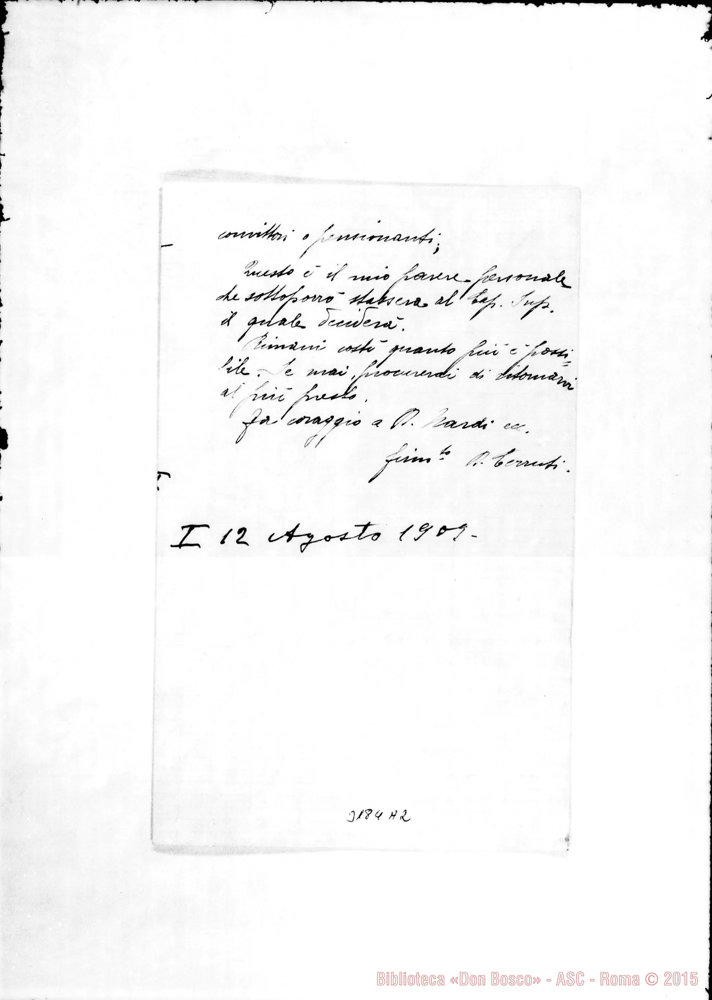 Fotogramma A 2 — Don Cerruti-Don Scappini. Torino, 1-12-1909 Copia