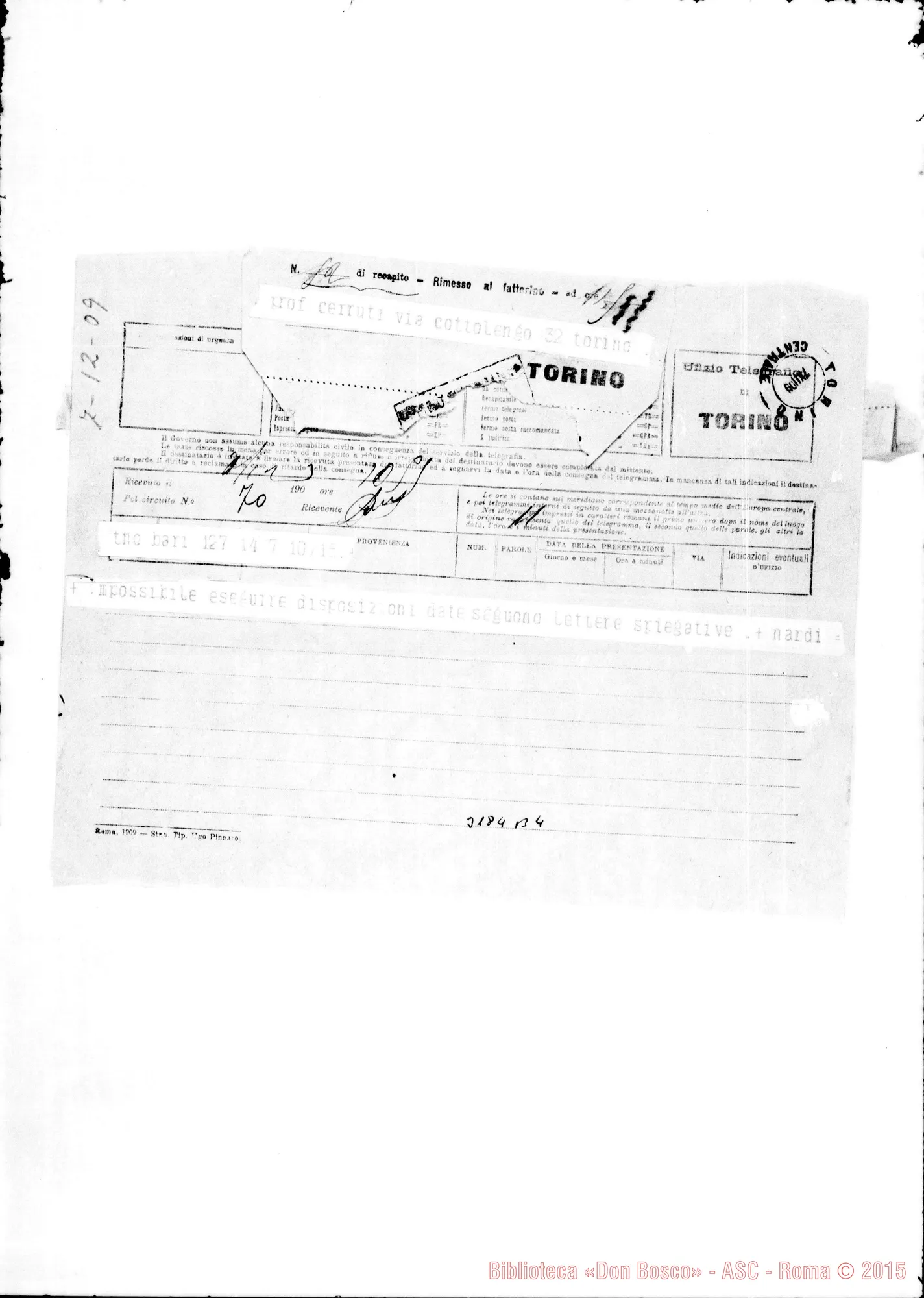 Fotogramma B 4 — Don Nardi-Don Cerruti. Telegramma