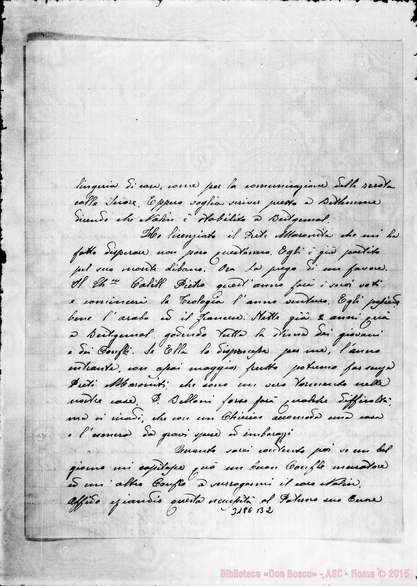 Fotogramma B 2 — Don Luigi M. Cantoni-Ispettore. Beitgemal, 7-08-1900