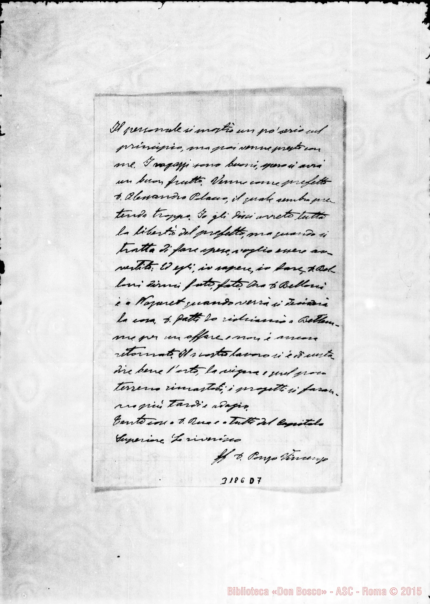 Fotogramma D 7 — Don Ponzo Vincenzo-Ispettore. Beitgemal, 8-11-1901