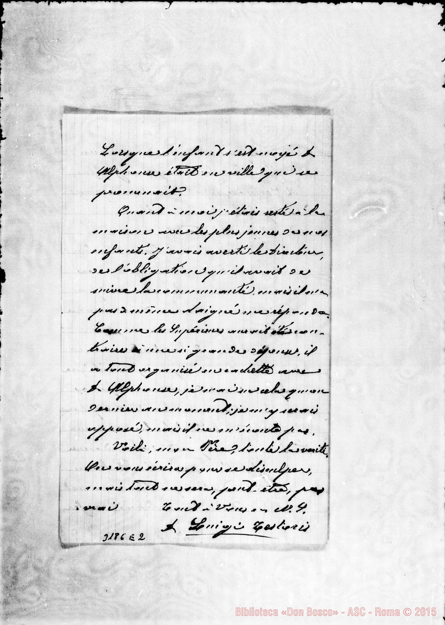 Fotogramma E 2 — Don Luigi Testoris-Révérend Pére. Beitgemal, 27-04-1902