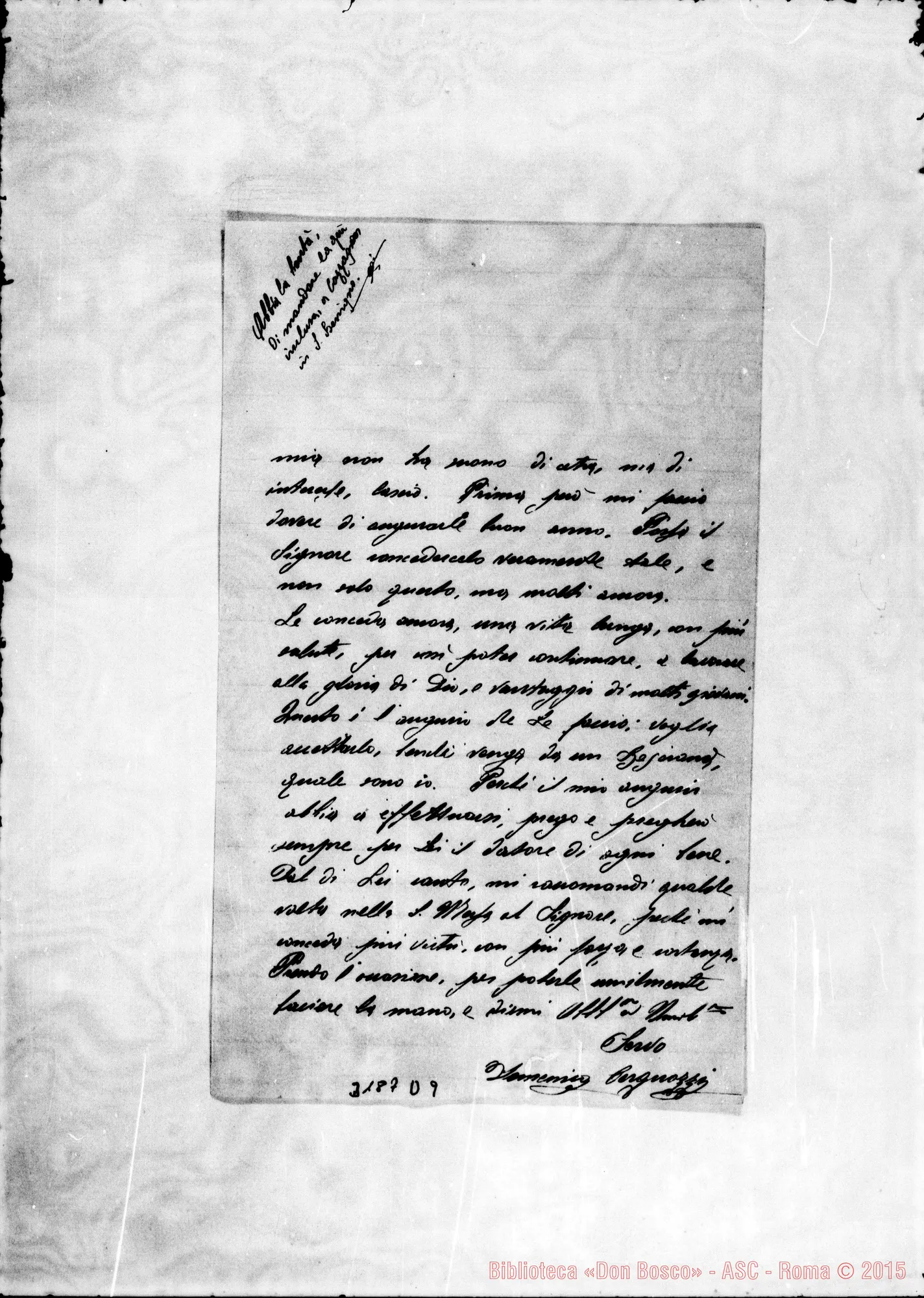 Fotogramma D 9 — Sig. Domenico Cerquozzi-Don Lazzero. Béjar, 1-01-1897