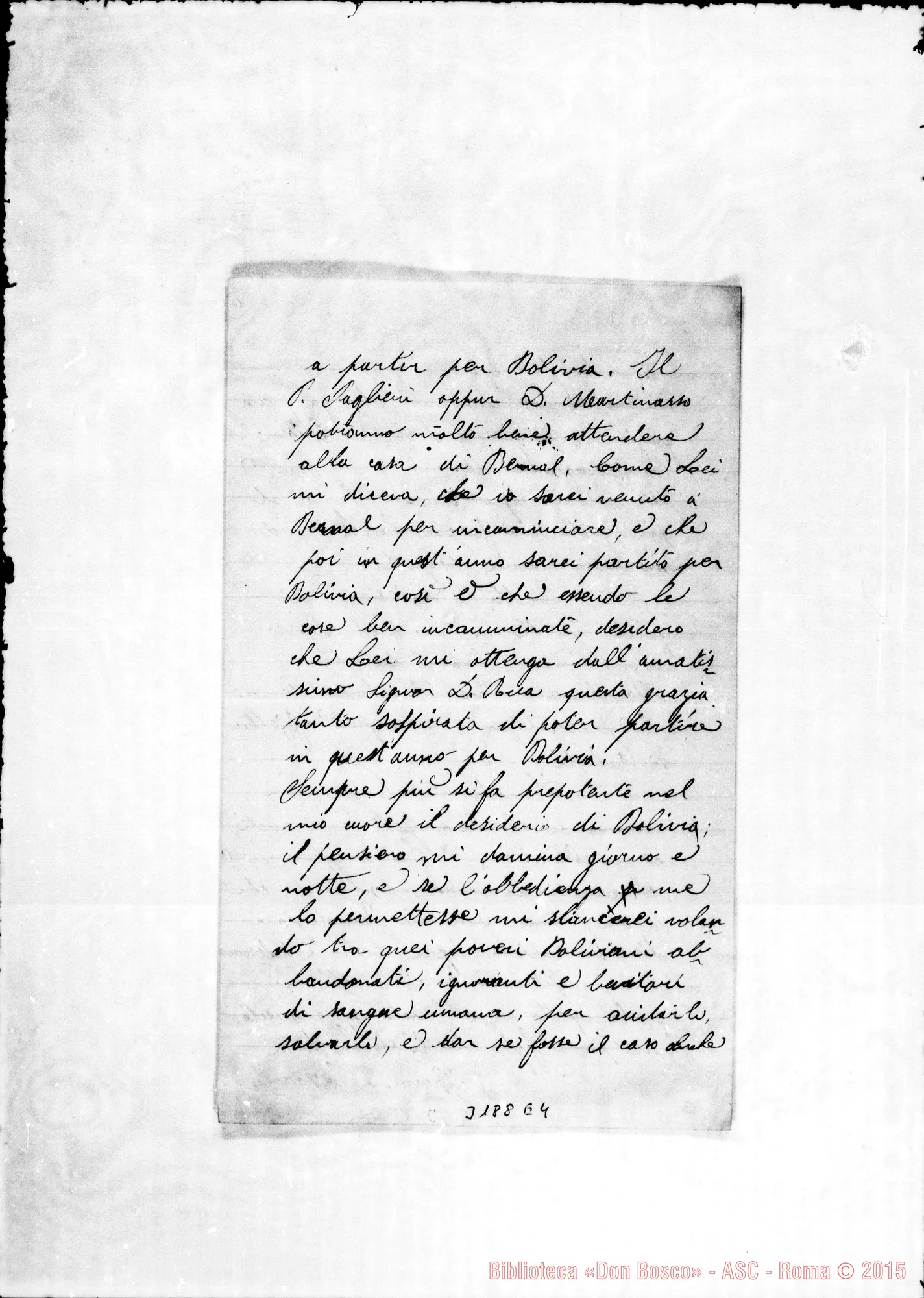 Fotogramma E 4 — Bernal: Don Giovanni Gasparoli-Mons. Cagliero. Bernal, 17-04-1895