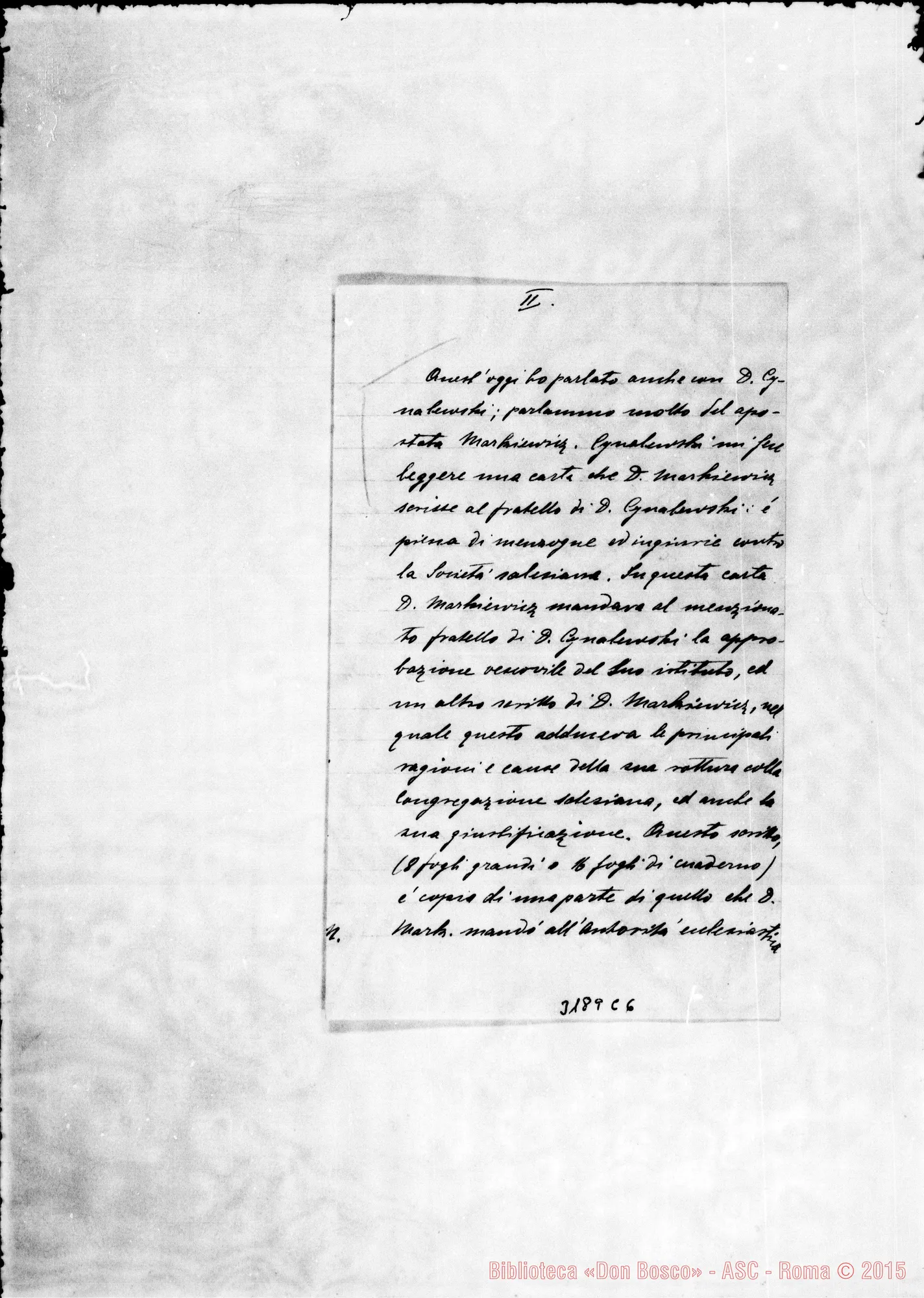 Fotogramma C 6 — Hlond Ignazio, ch.-Don Barberis. Bernal, 2-10-1898