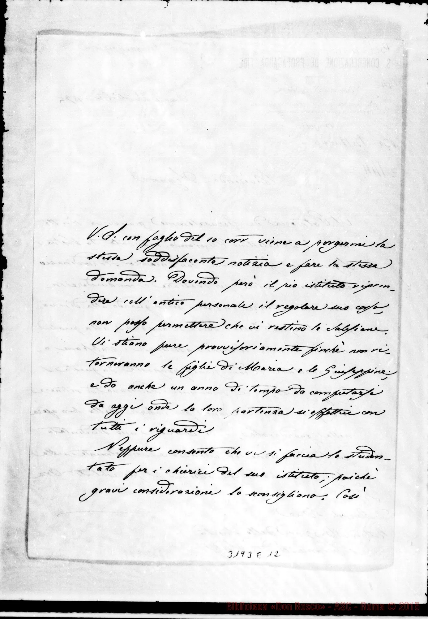 Fotogramma E 12 — Card. Ledóchowski-Don Rua. Roma, 26-10-1892