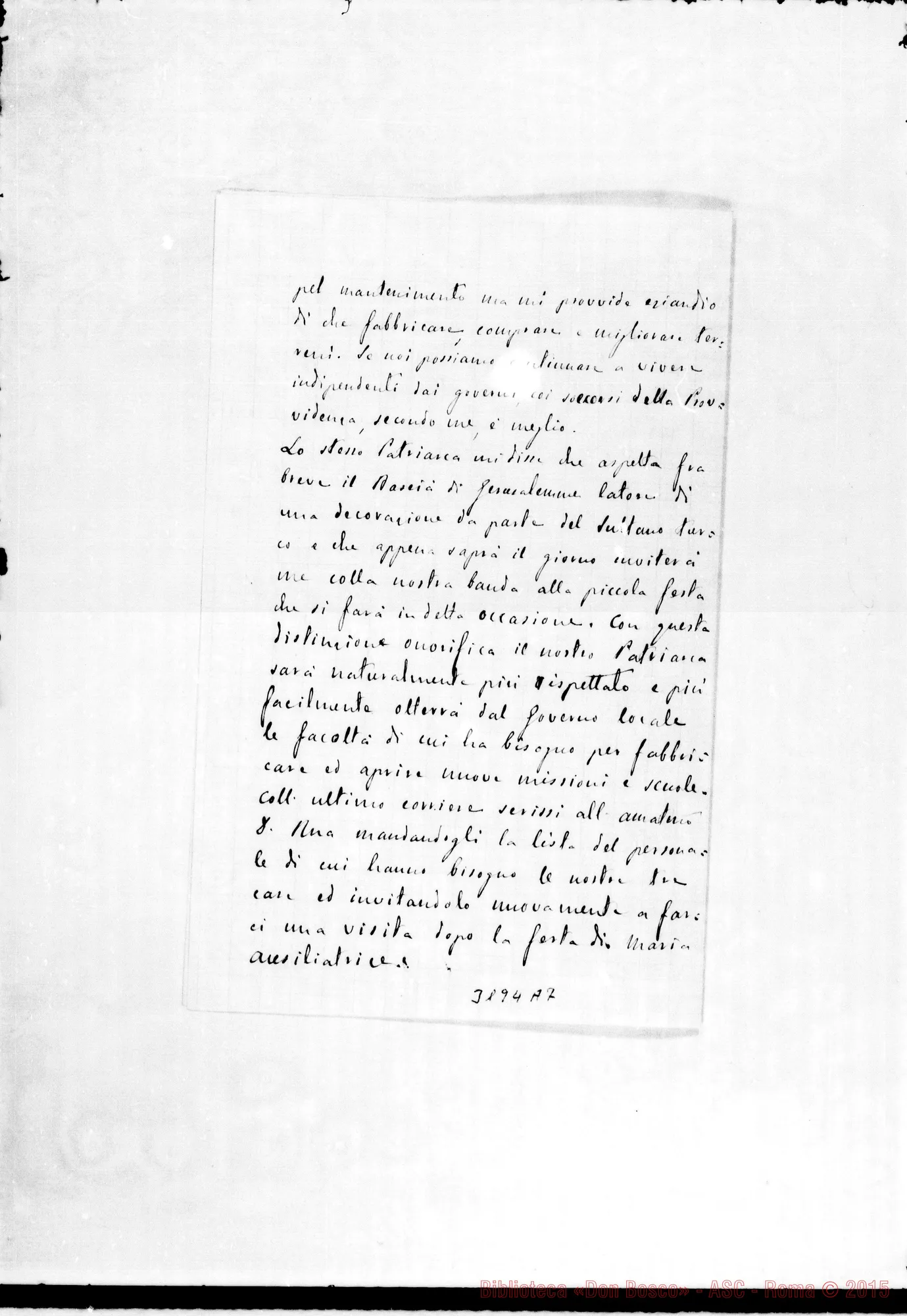 Fotogramma A 7 — Don Belloni-Don Durando. Betlemme, 2-11-1892