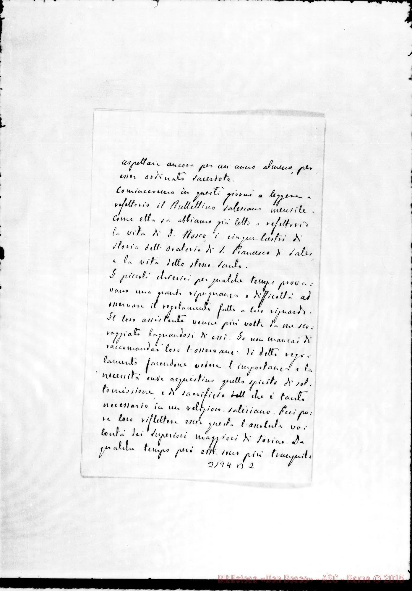 Fotogramma B 2 — Don Belloni-Don Durando. Betlemme, 7-11-1892