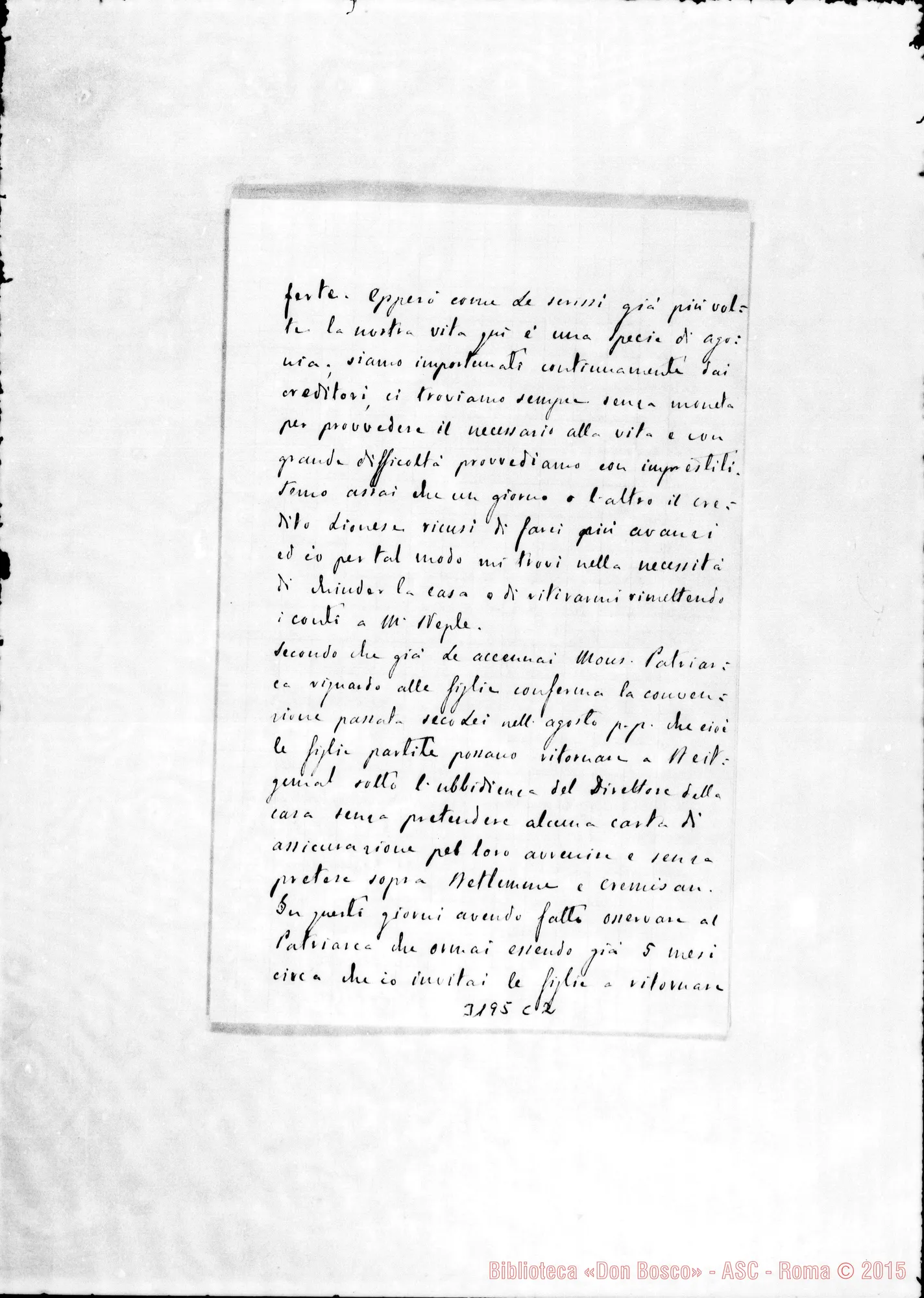 Fotogramma C 2 — Don Belloni-Don Durando. Betlemme, 24-01-1893