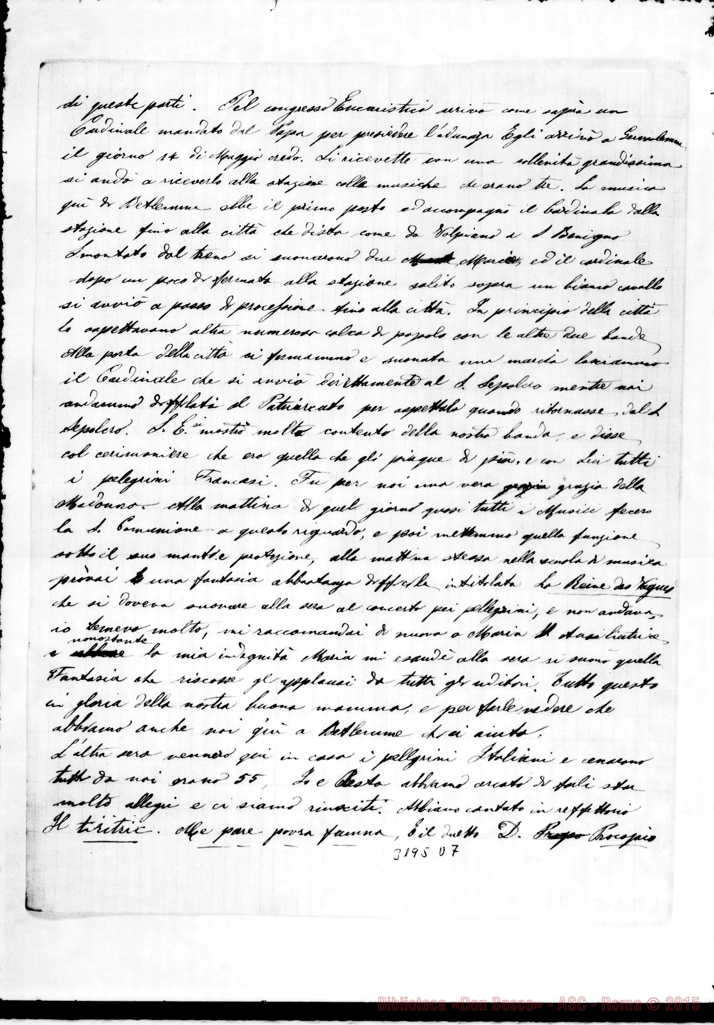 Fotogramma D 7 — Don Angelo Bormida-Don Lazzero. Betlemme, 24-05-1893