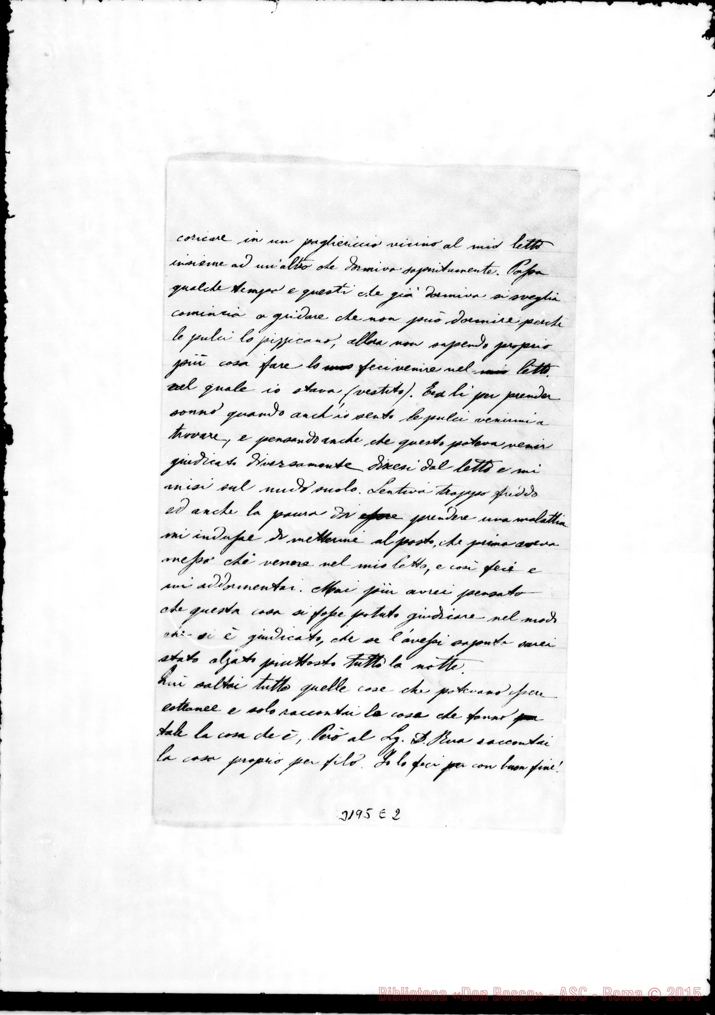 Fotogramma E 2 — Don Angelo Bormida-Don Lazzero. Betlemme, 25-04-1894