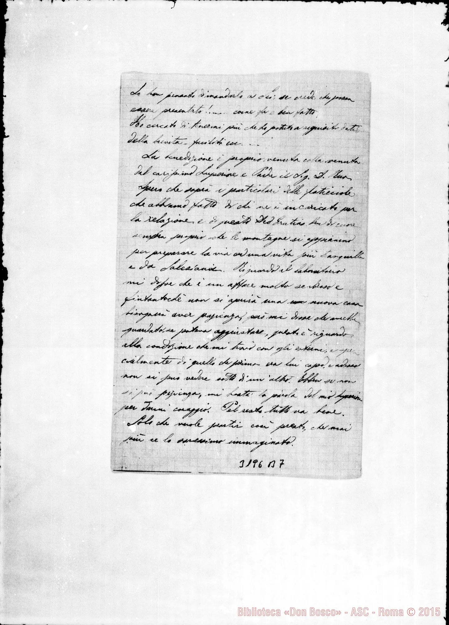 Fotogramma B 7 — Don Angelo Bormida-Don Lazzero. Betlemme, 8-03-1895
