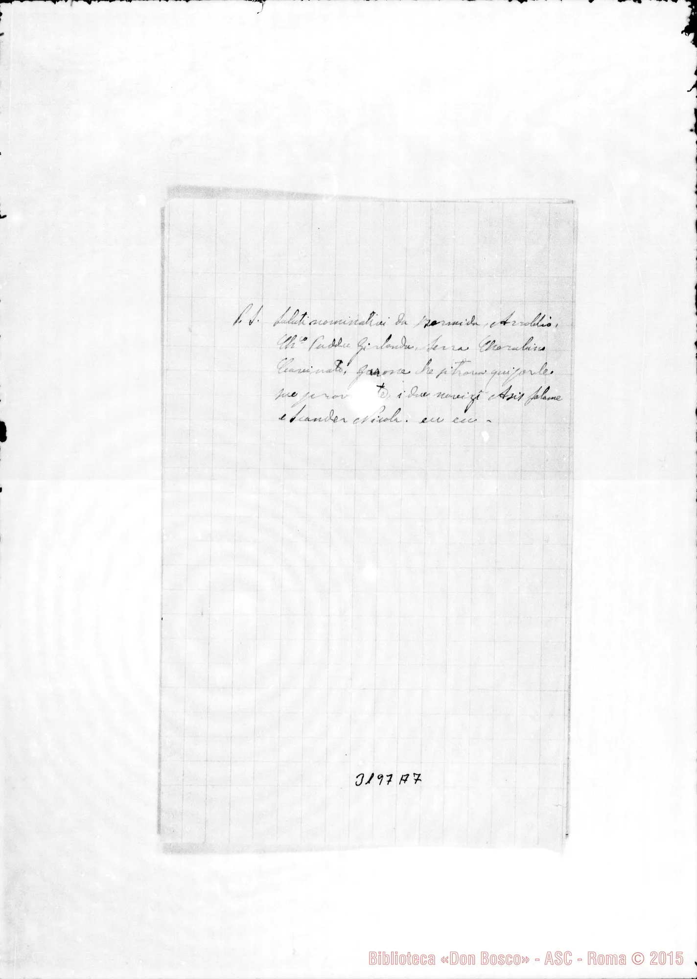 Fotogramma A 7 — Don Varaja Antonio-Don Lazzero. Betlemme, 10-03-1896
