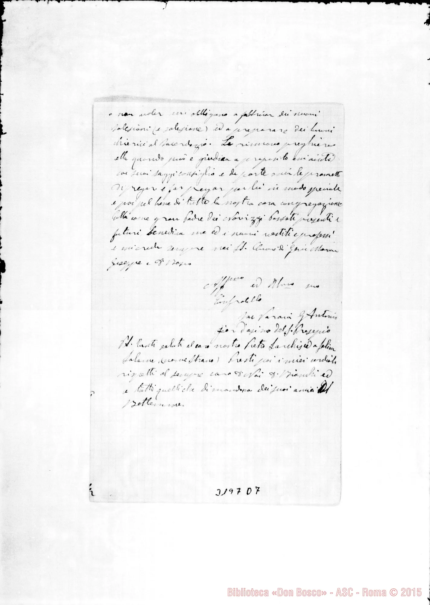 Fotogramma D 7 — Don Varaja Antonio-Don Barberis. Betlemme, 19-02-1898
