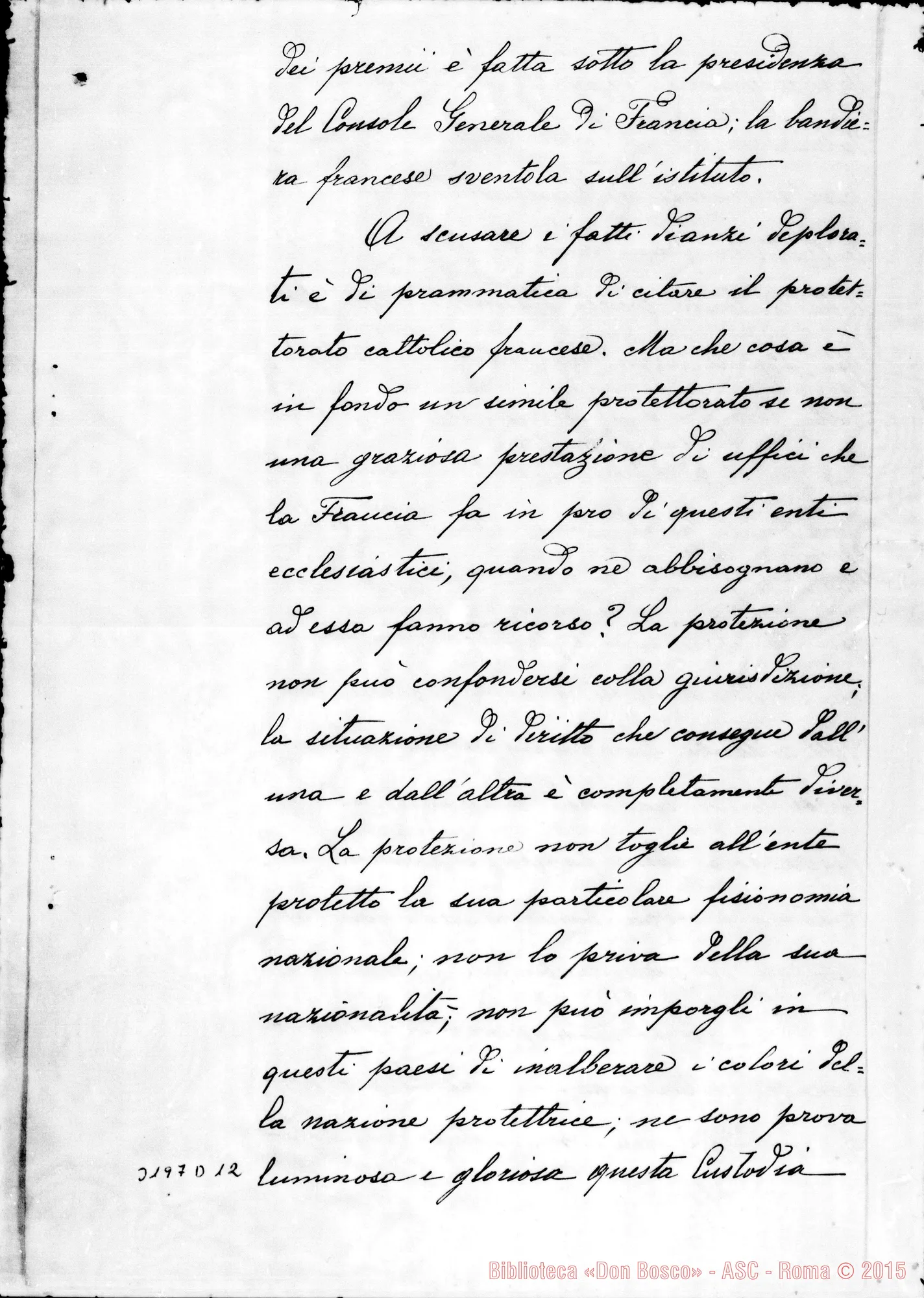 Fotogramma D 12 — Console Italiano in Palestina-Don Rua. Gerusalemme, 26-10-1899