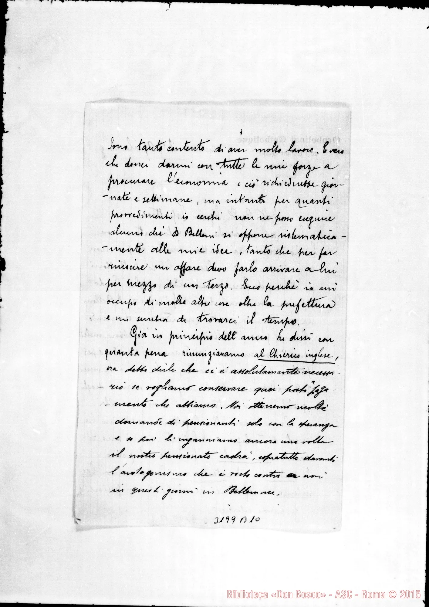 Fotogramma B 10 — Don Carlo Gatti-Ispettore. Betlemme, 17-04-1902