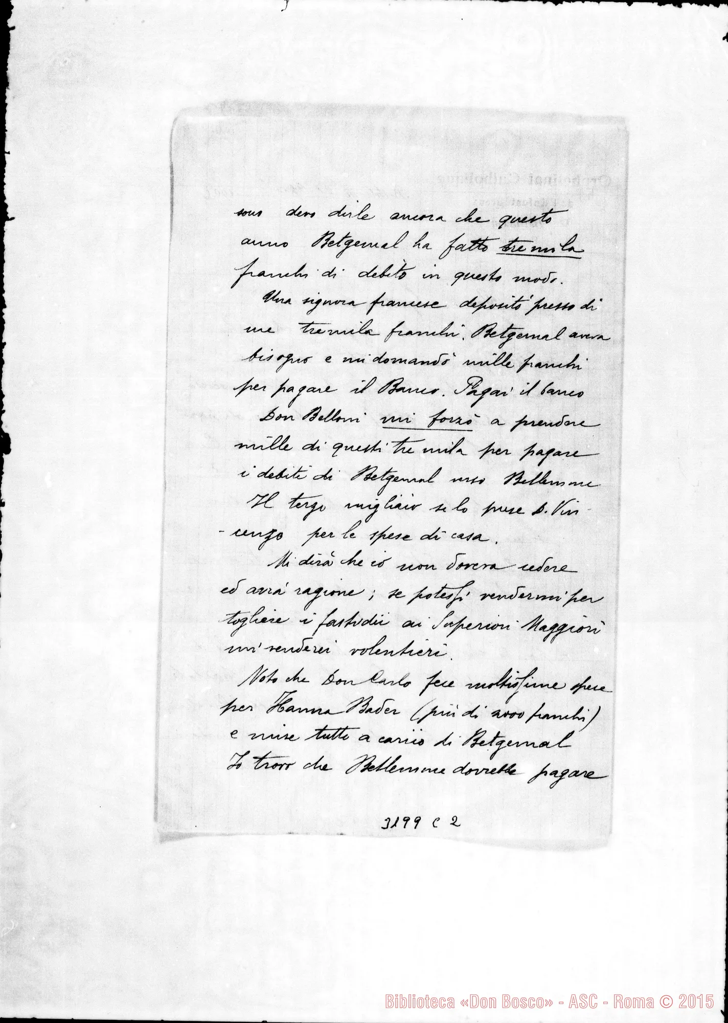 Fotogramma C 2 — Don Carlo Gatti-Don Durando. Betlemme, 21-04-1902