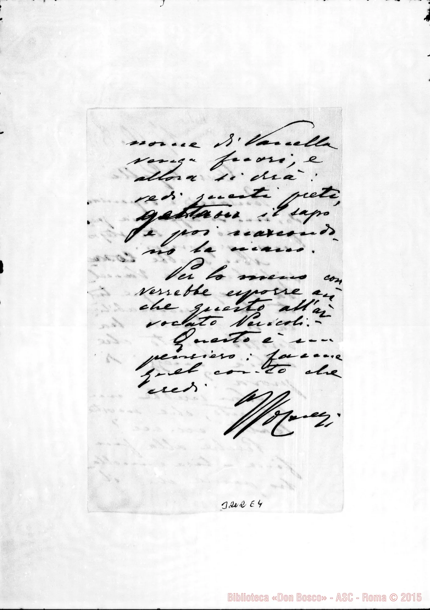 Fotogramma E 4 — Don Conelli-Don Gatti. Roma, 17-10-1908