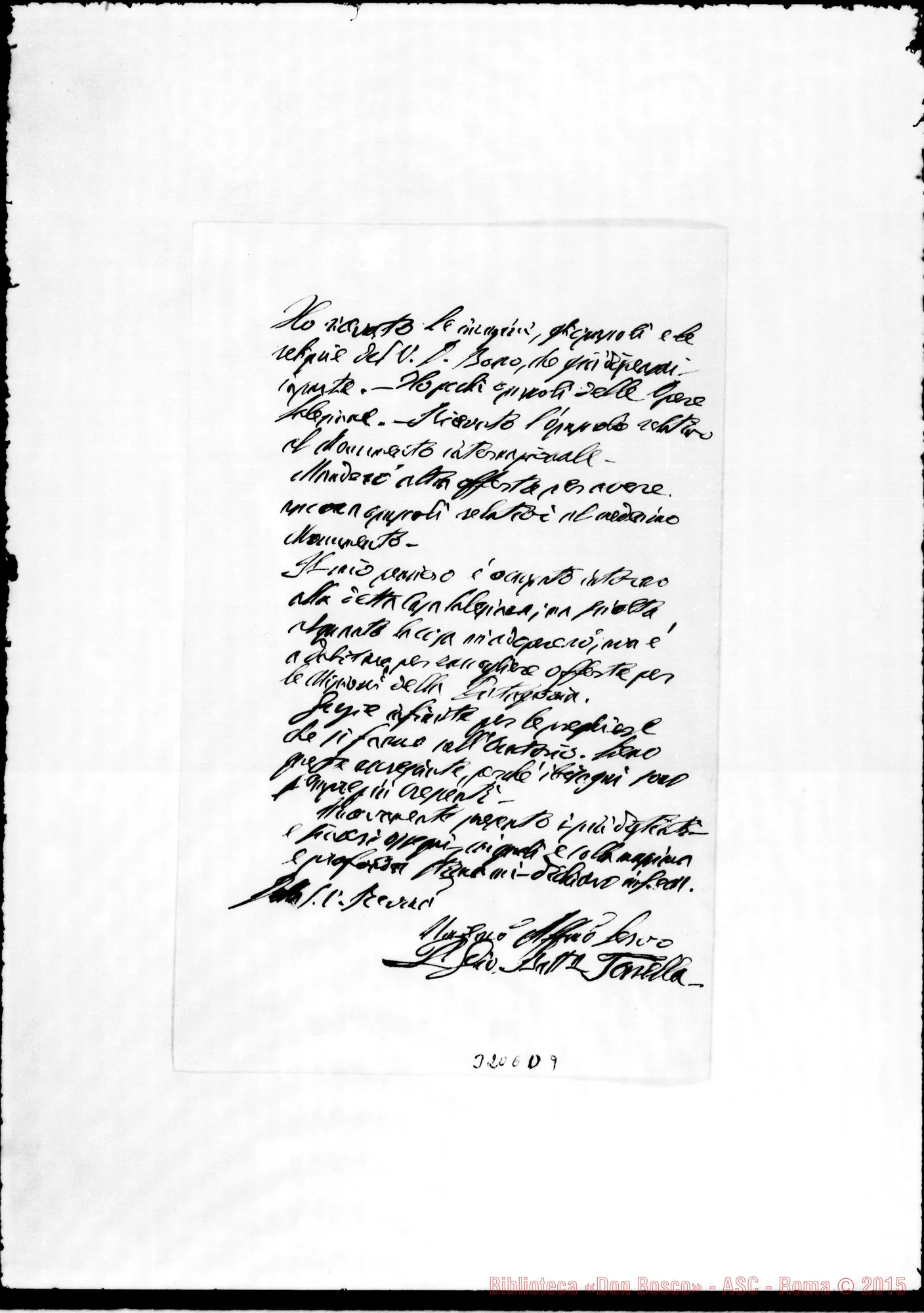 Fotogramma D 9 — D. Giov. Batt. Fonella-Don Rua. Biella, 16-09-1899